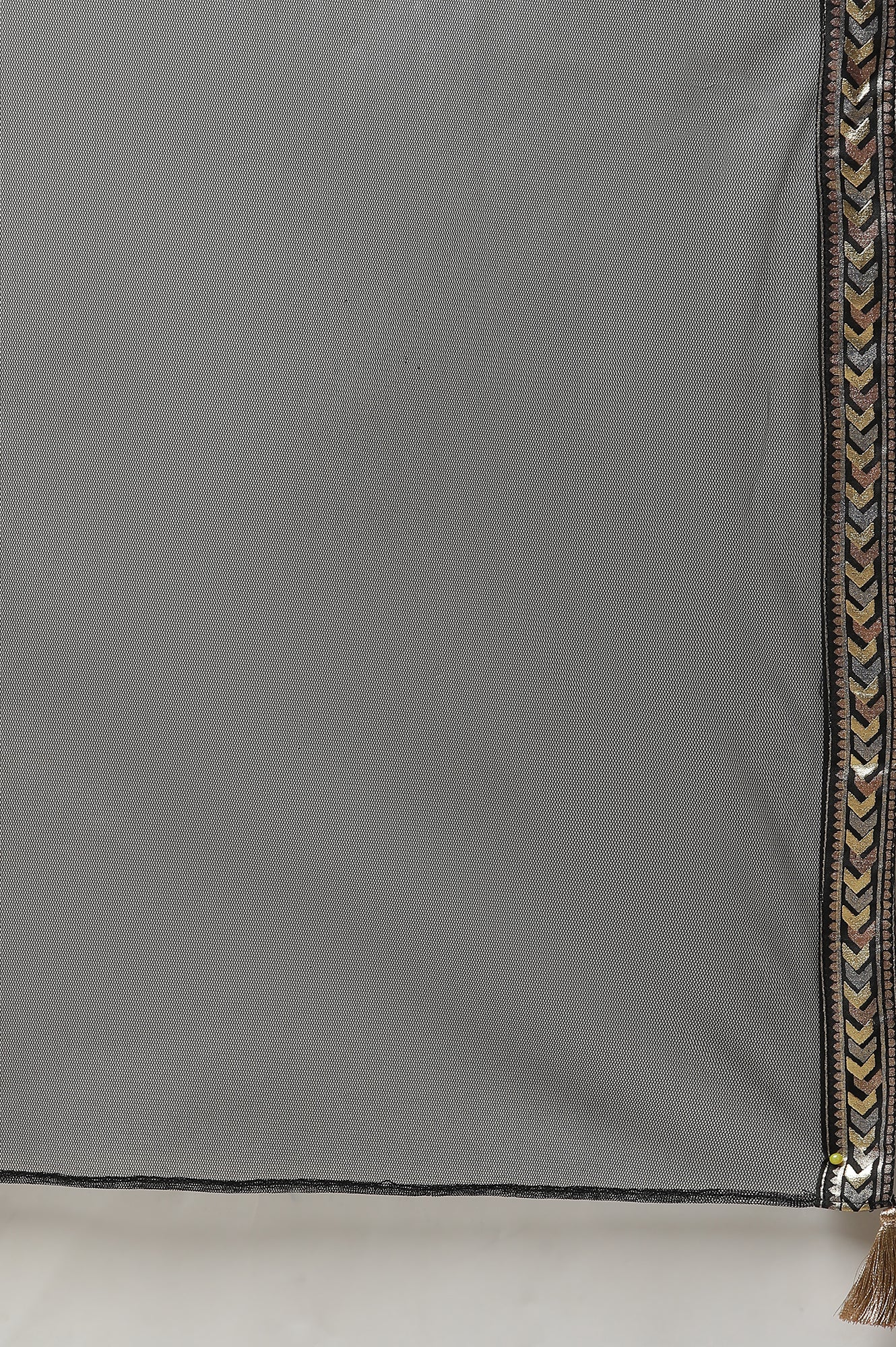 Black Hevy Festive Kurta, Salwar and Dupatta Set - Image 12