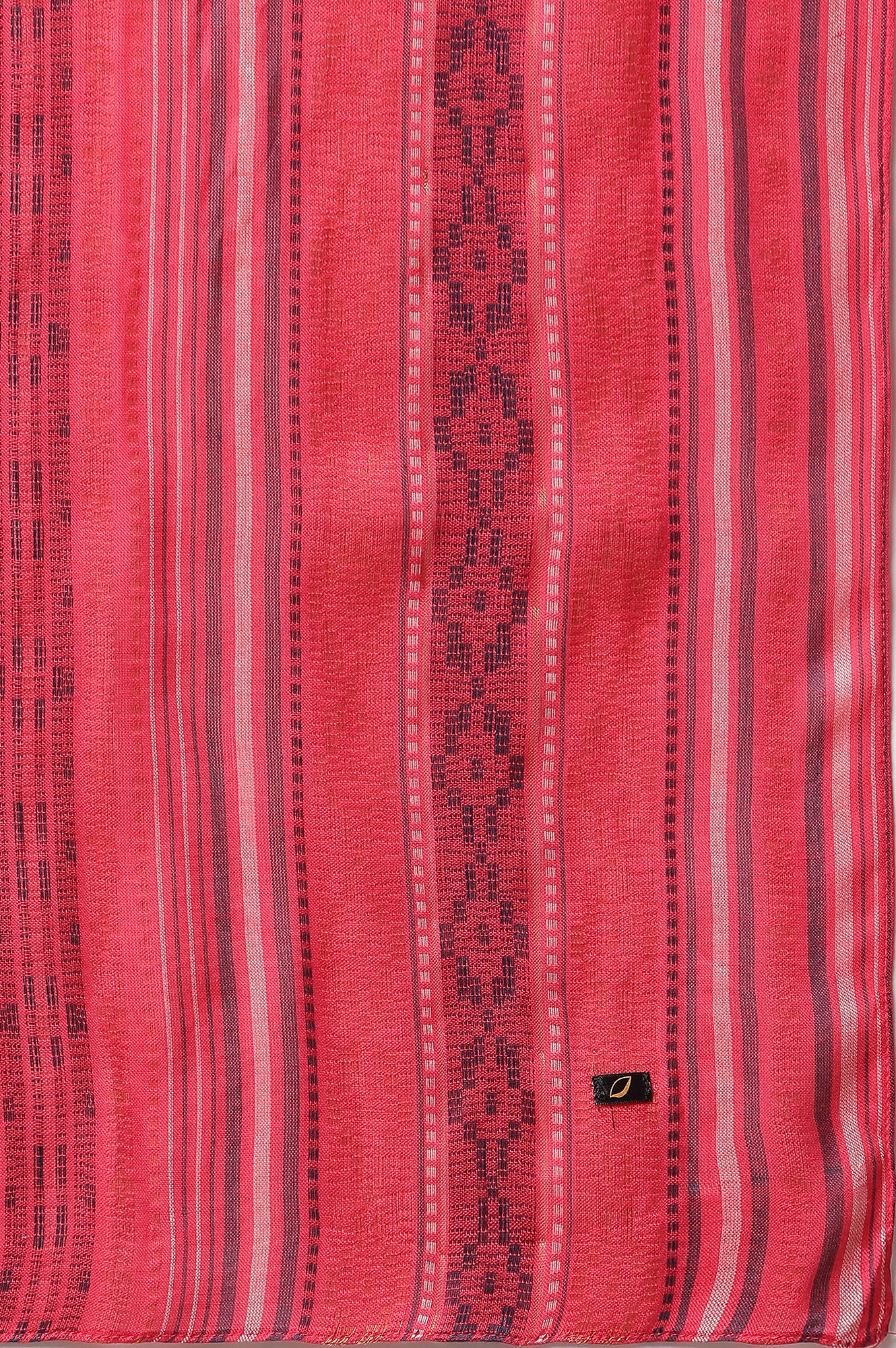 Blue Printed Flared Kurta Tights and Dupatta Set - Image 10