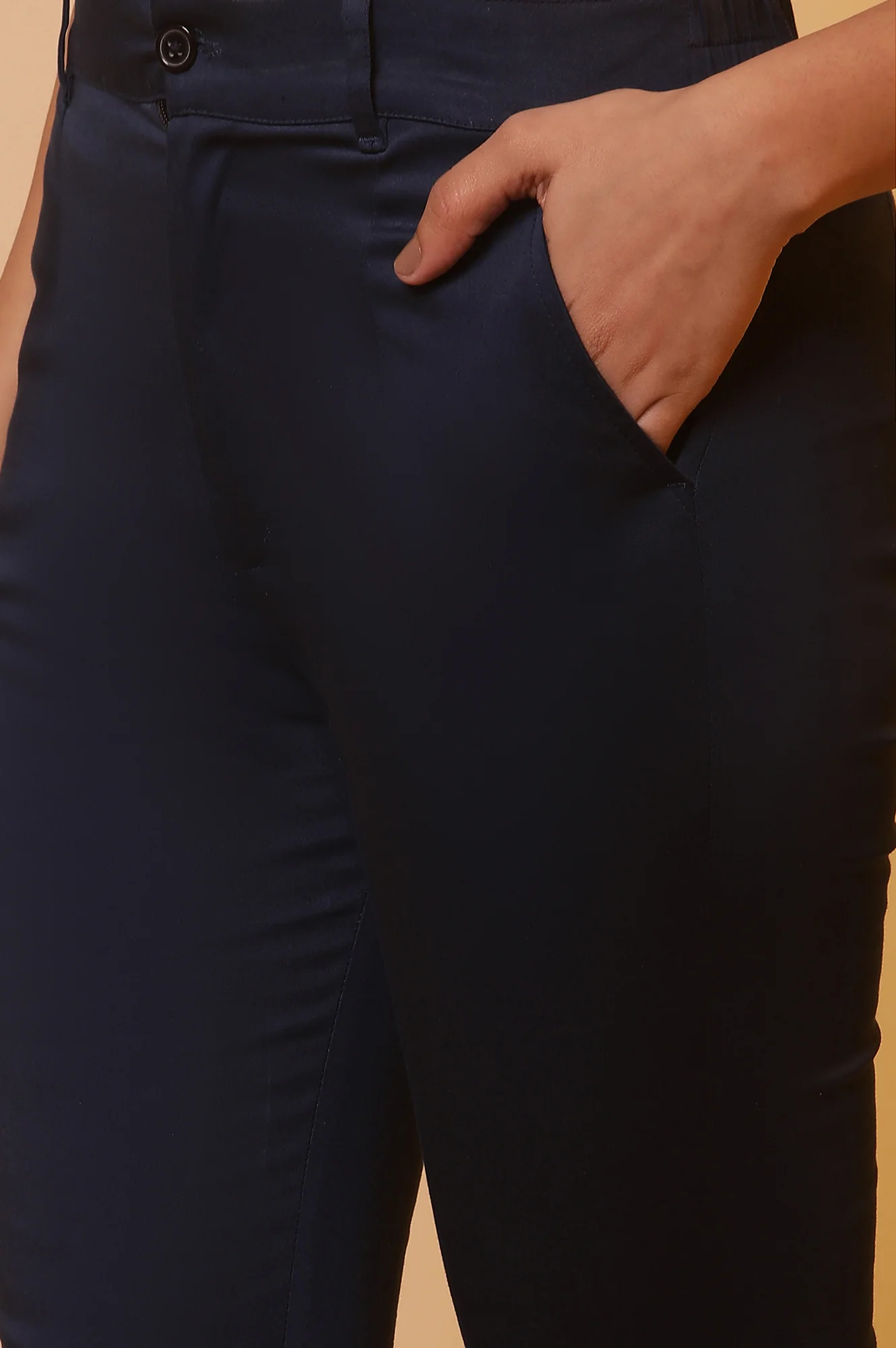 Blue Sleek and Stylish Slim Pants - Image 7
