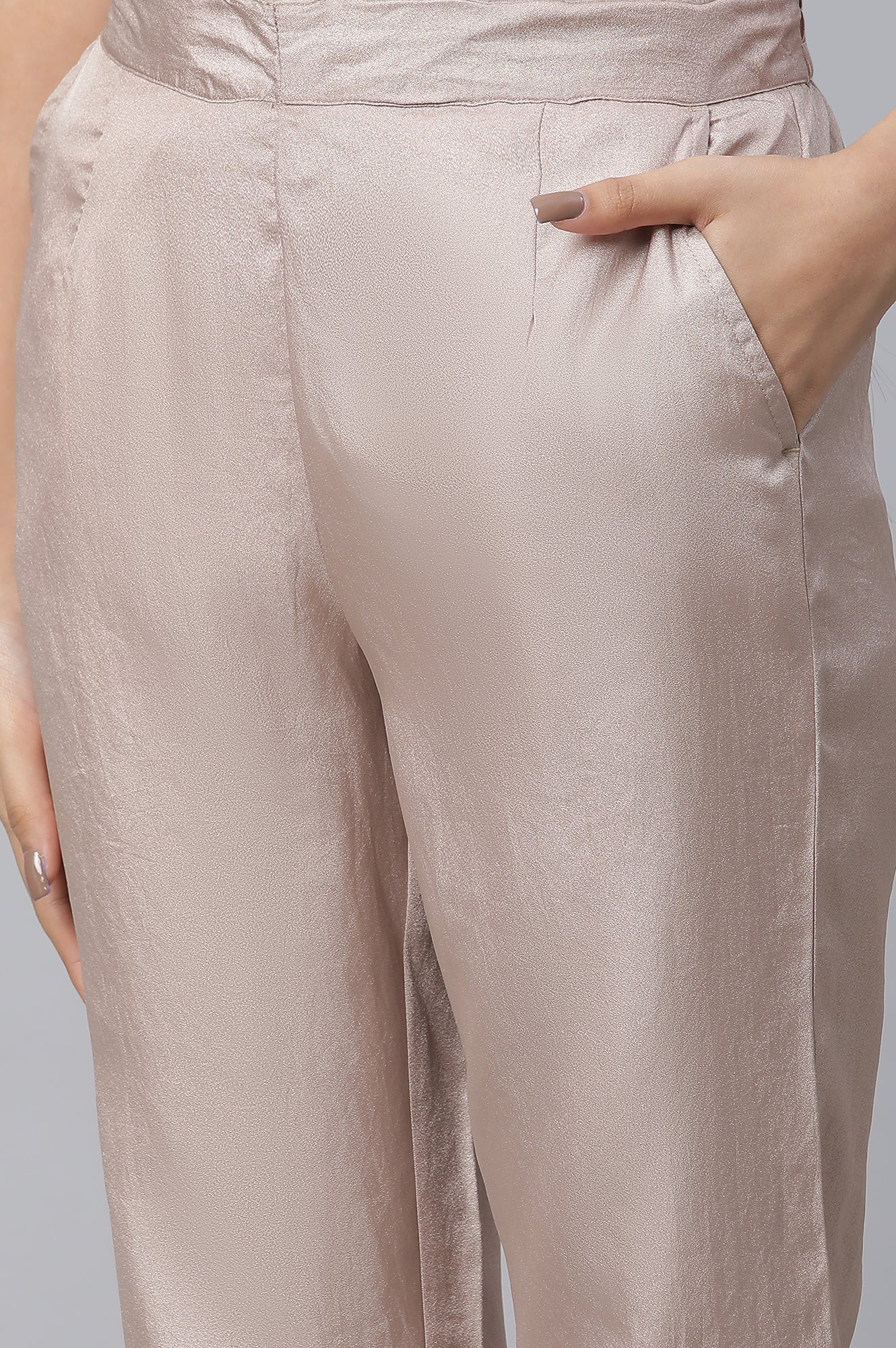 Cuban Gold Narrow Fit Palazzo - Image 6