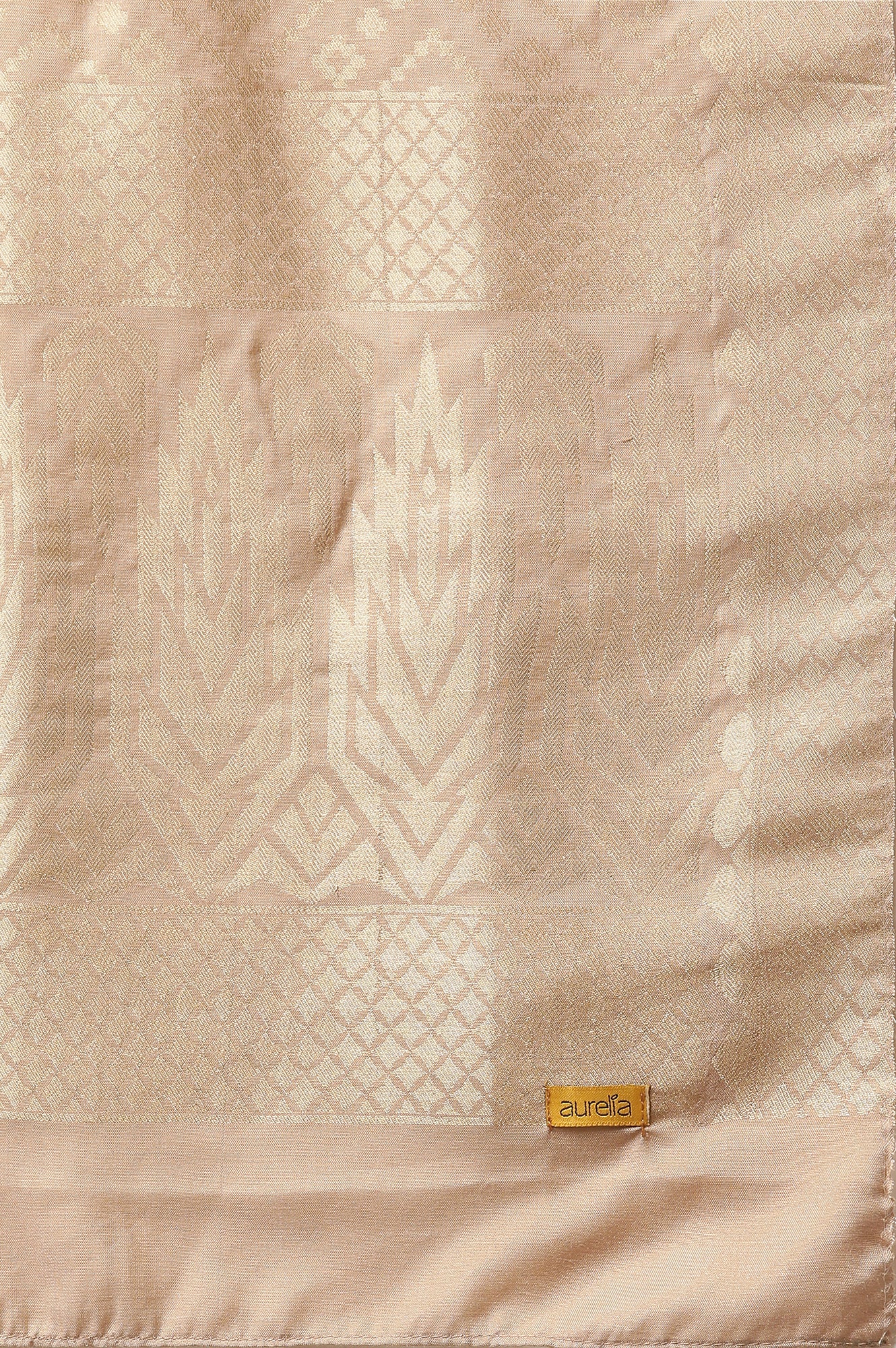 Gold Jacquard Festive Dupatta - Image 7