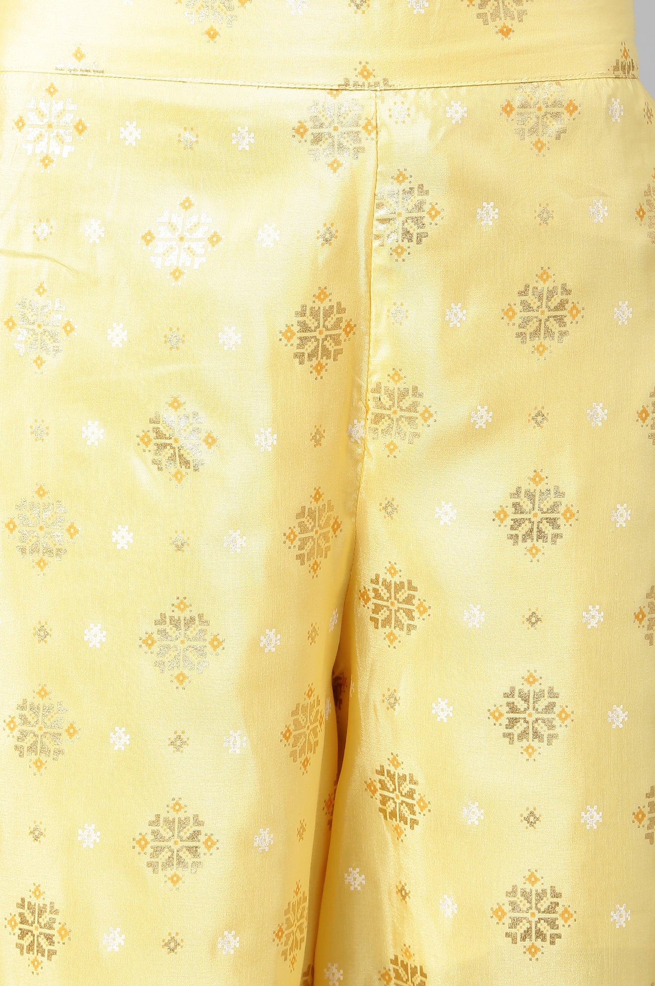 Gold Printed Palazzos - Image 8