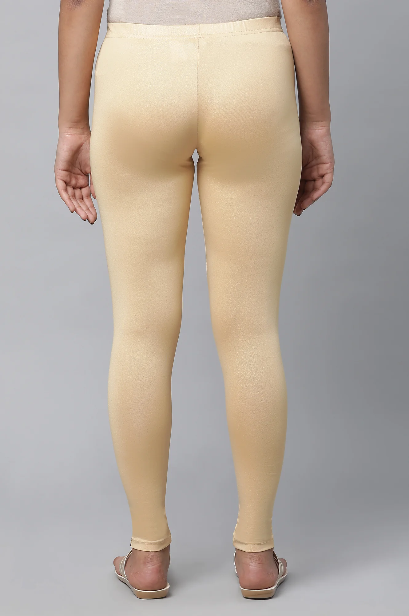 Gold Skinny Tights - Image 2