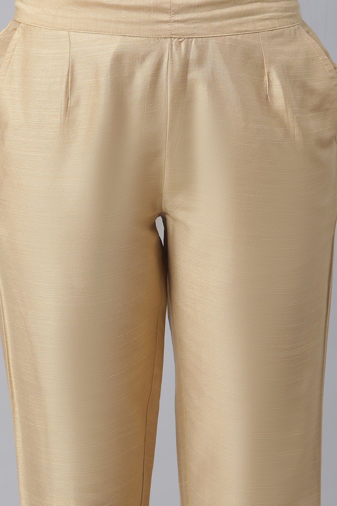 Gold Solid Trousers - Image 7