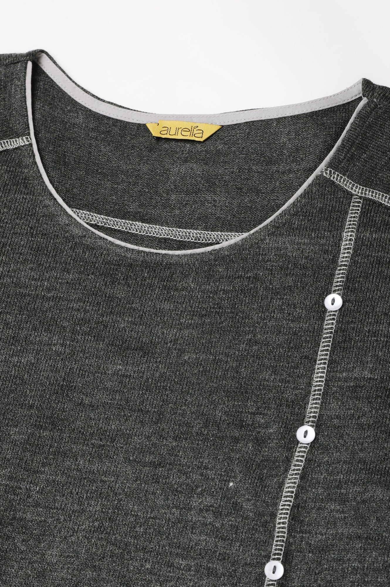 Grey Winter kurta - Image 2