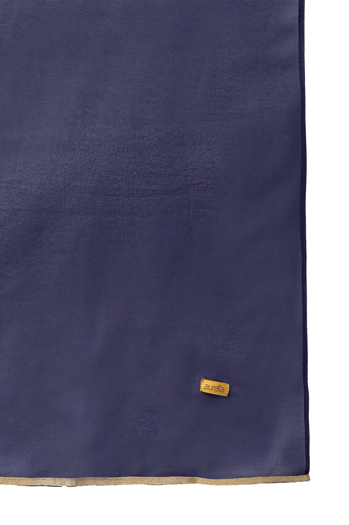 LIVA Blue Floral Printed Dress with Embroidered Dupatta - Image 6
