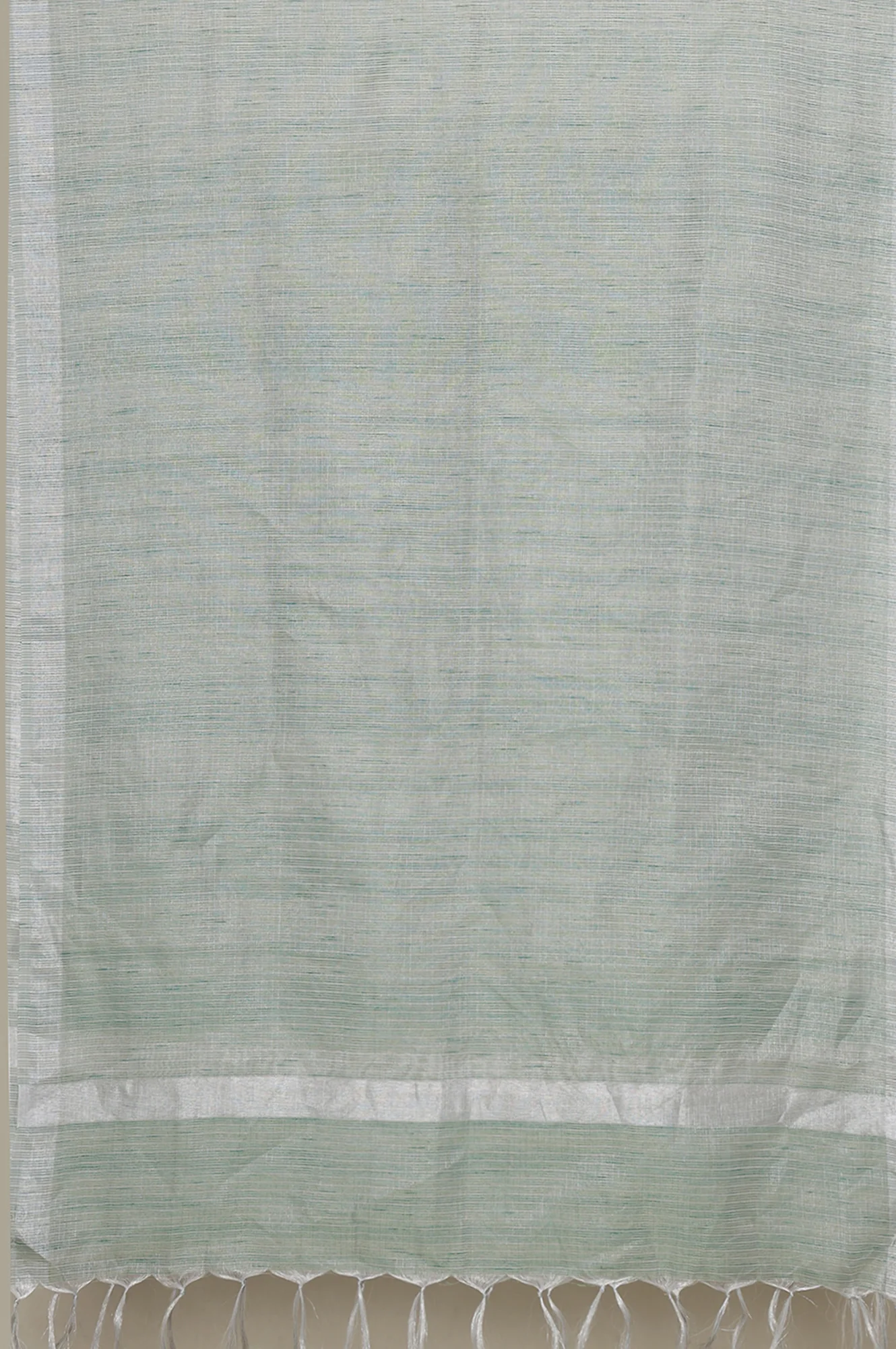 Mint Green Yarn Dyed Dori Embroidered Anarkali Kurta, Trousers and Dupatta Set - Image 10