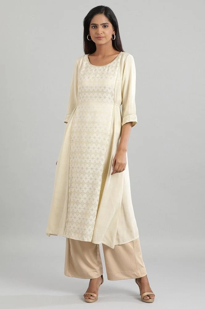 Almond Gold Straight Palazzo - Image 5
