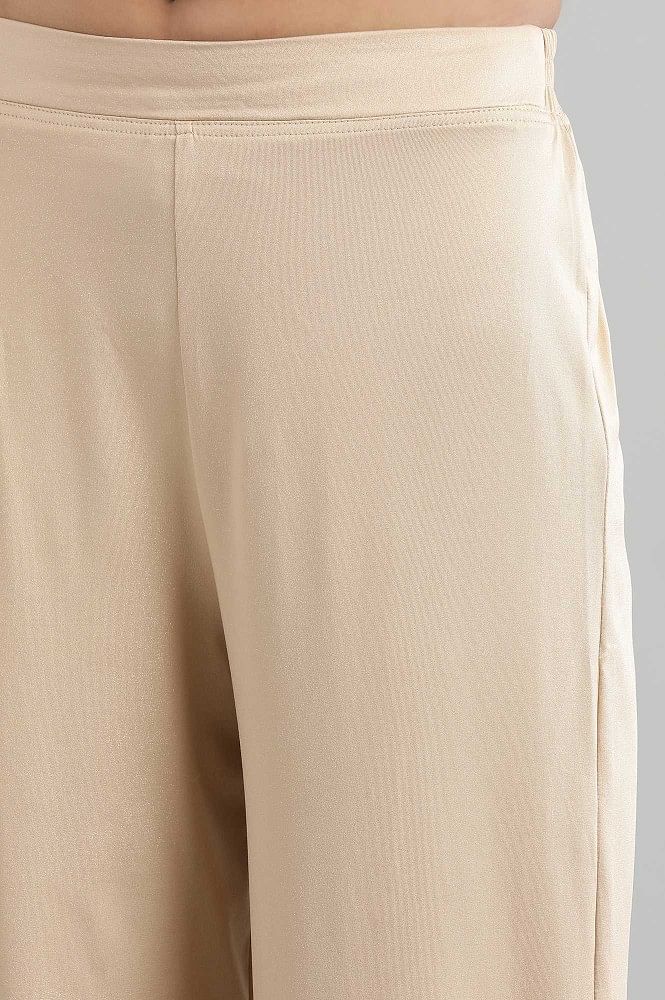 Almond Gold Straight Palazzo - Image 6