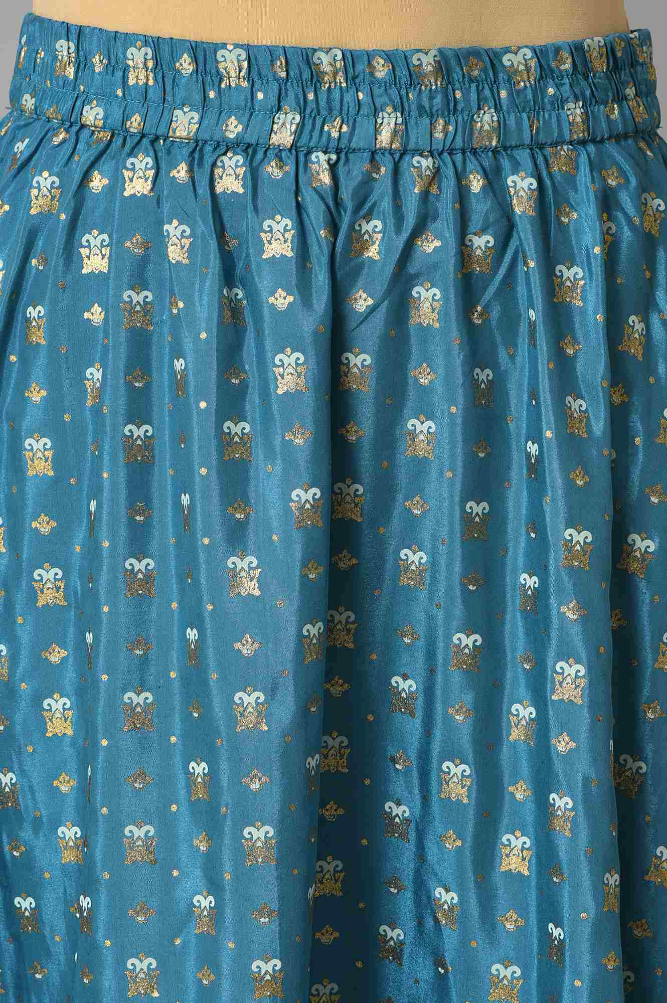 Aurelia Ocean Death kurta Flared Skirt Dupatta - Image 6