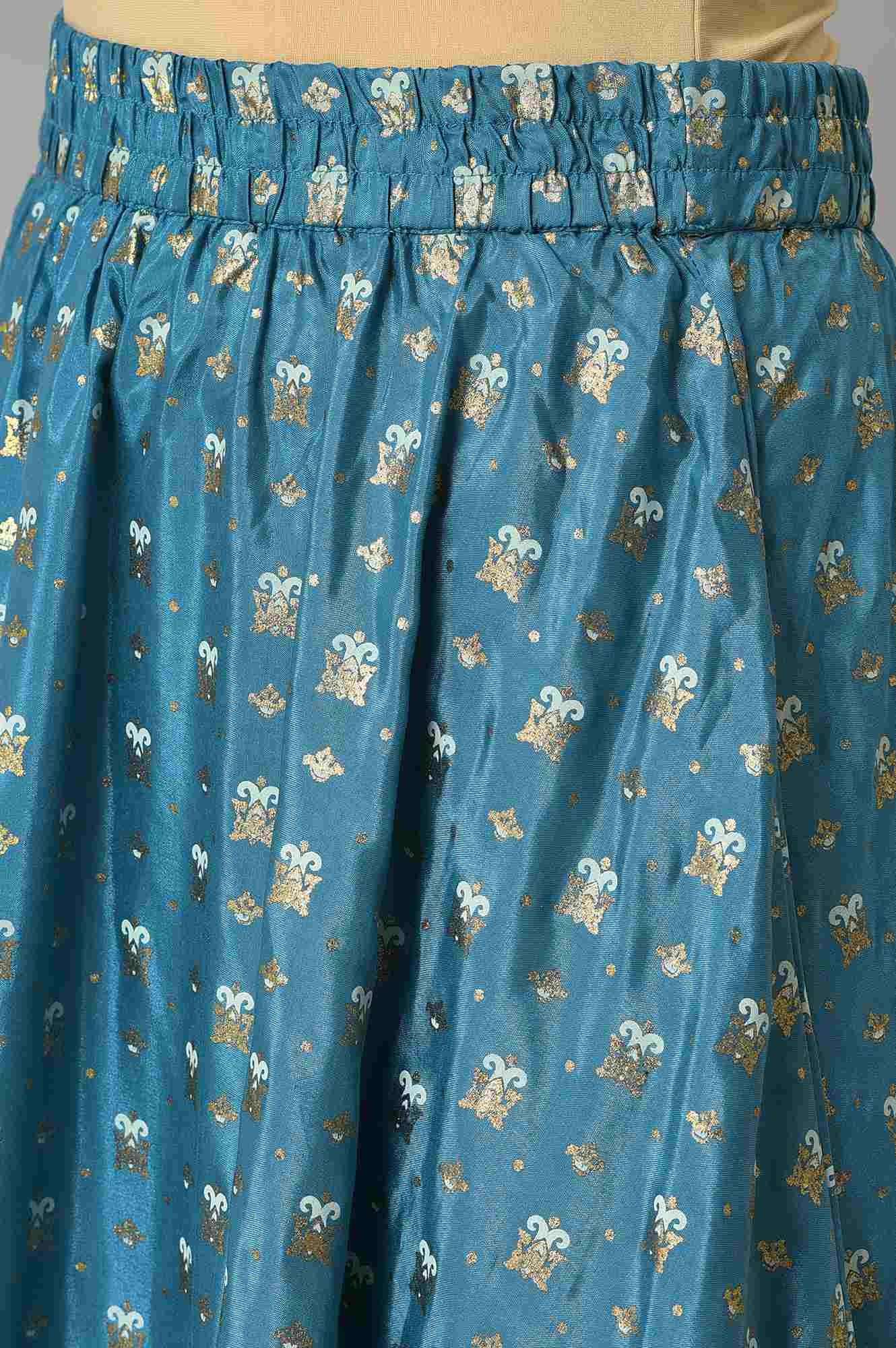 Aurelia Ocean Death kurta Flared Skirt Dupatta - Image 7