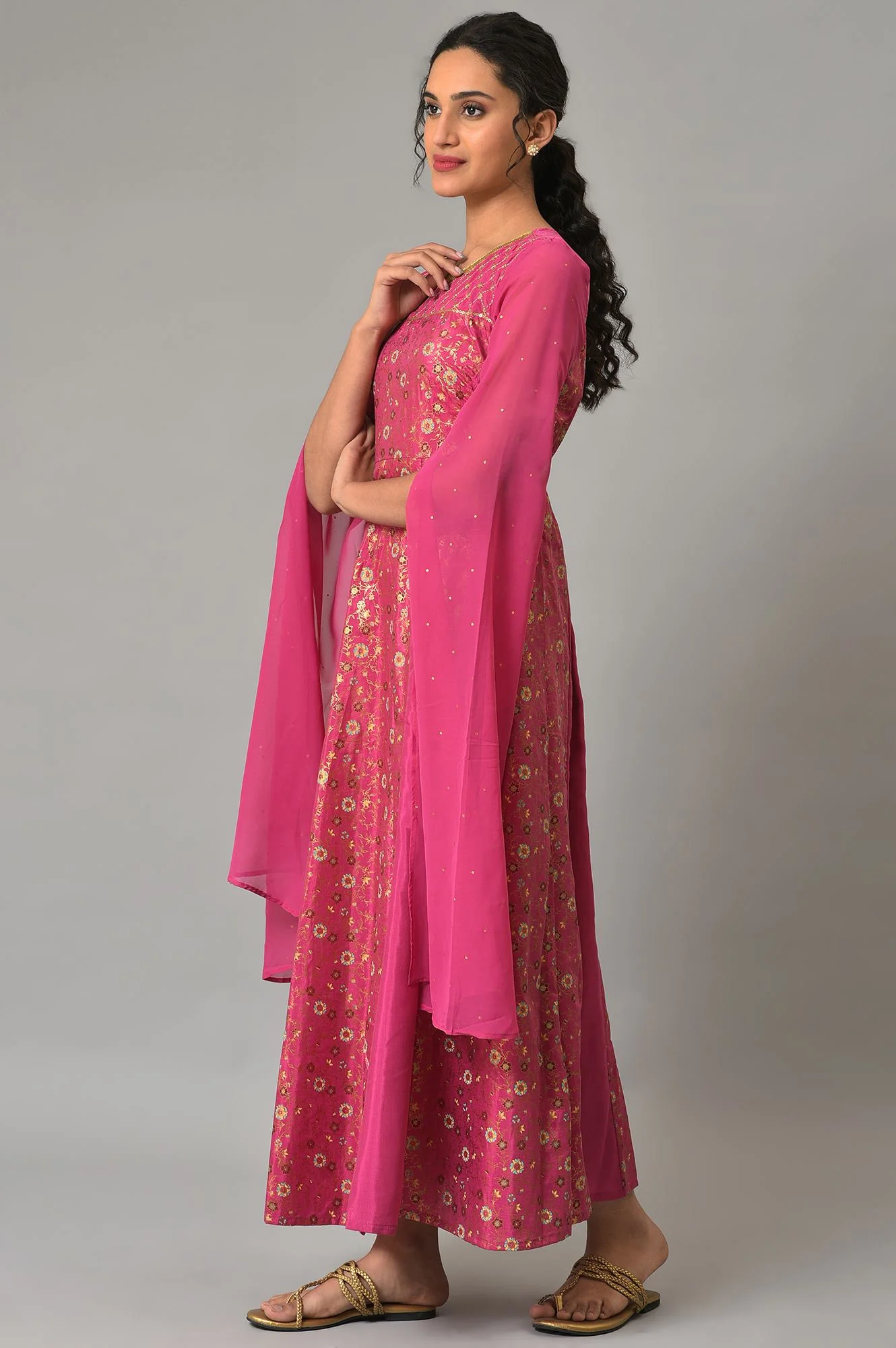 Aurelia Pink Dress - Image 3