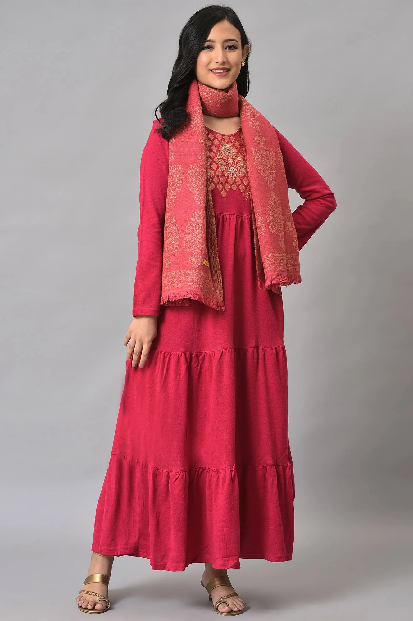 Aurelia  Pink Shawl - Image 2