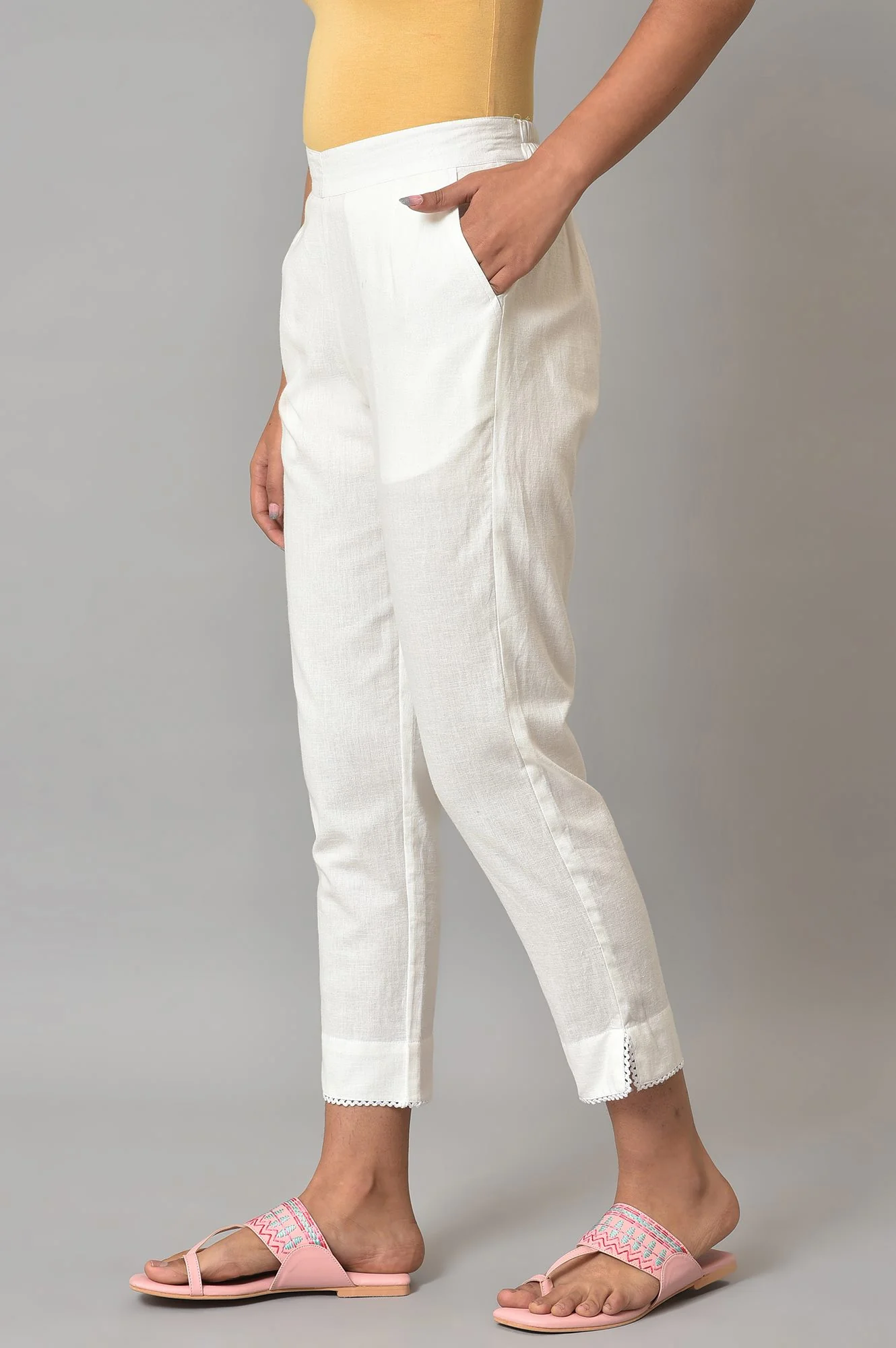 Aurelia White Trouser - Image 3