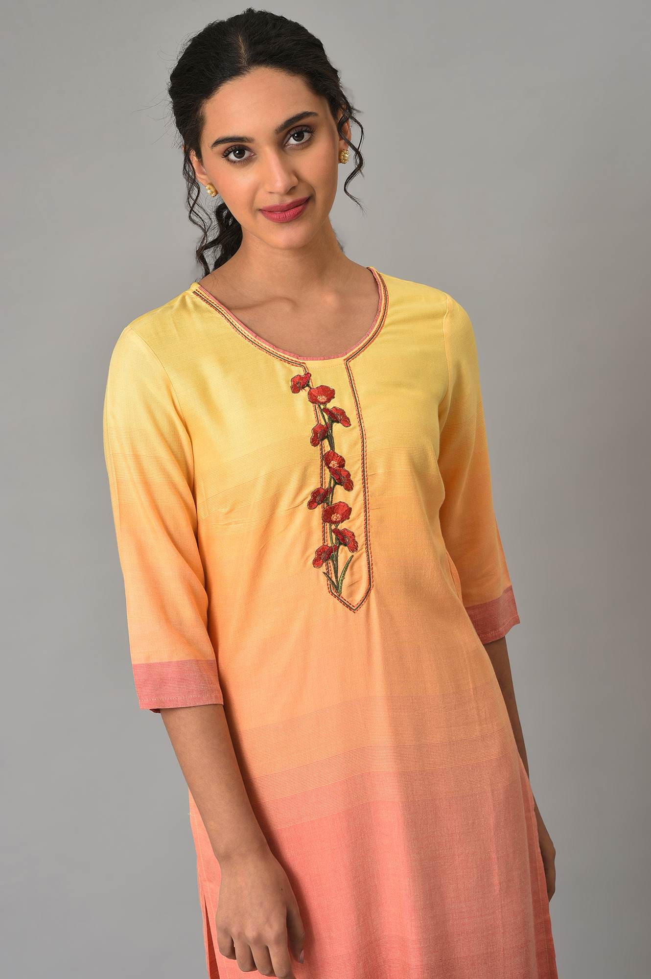 Aurelia Yellow kurta-Trouser- - Image 5
