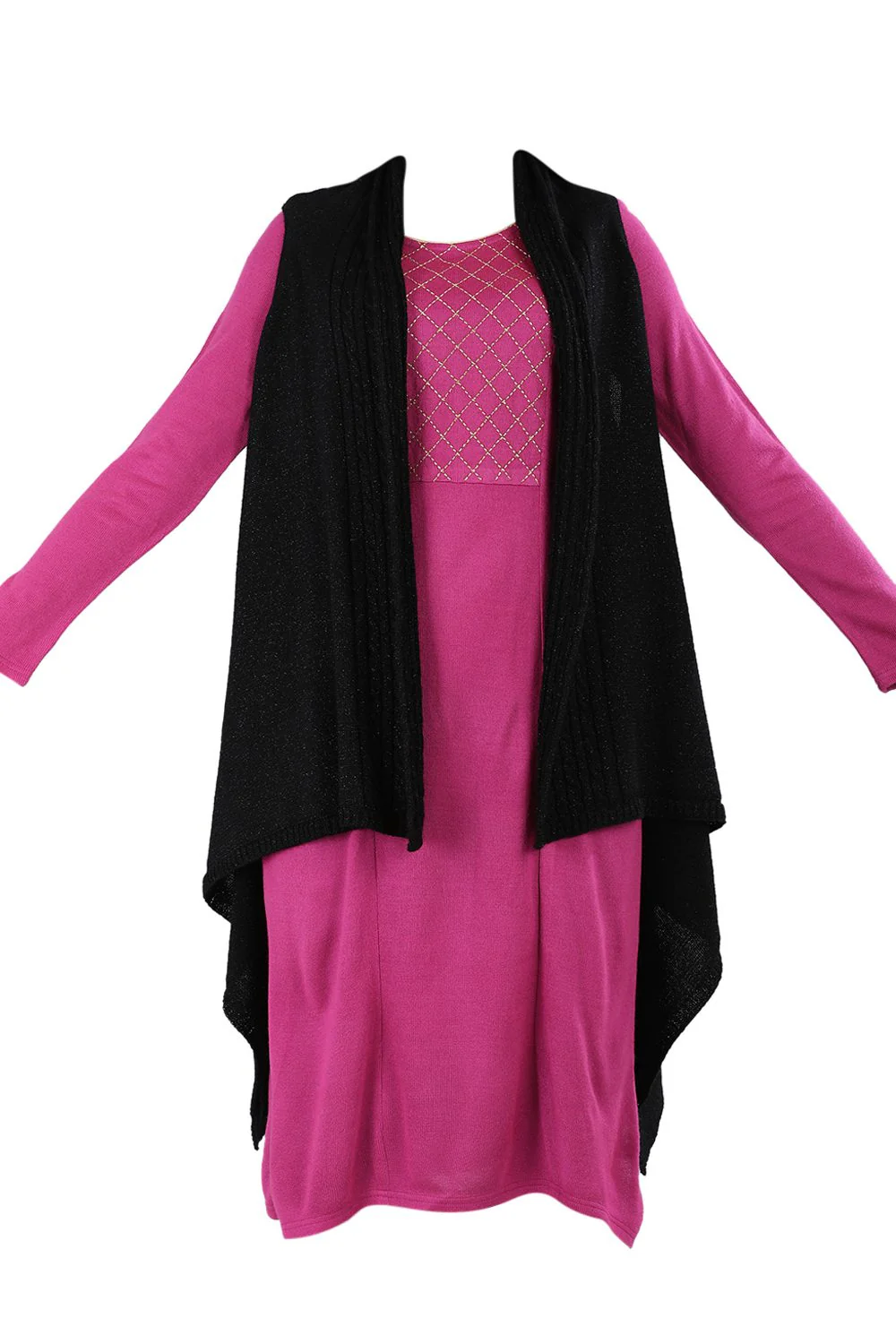 Black Shawl Collar Sweater - Image 5