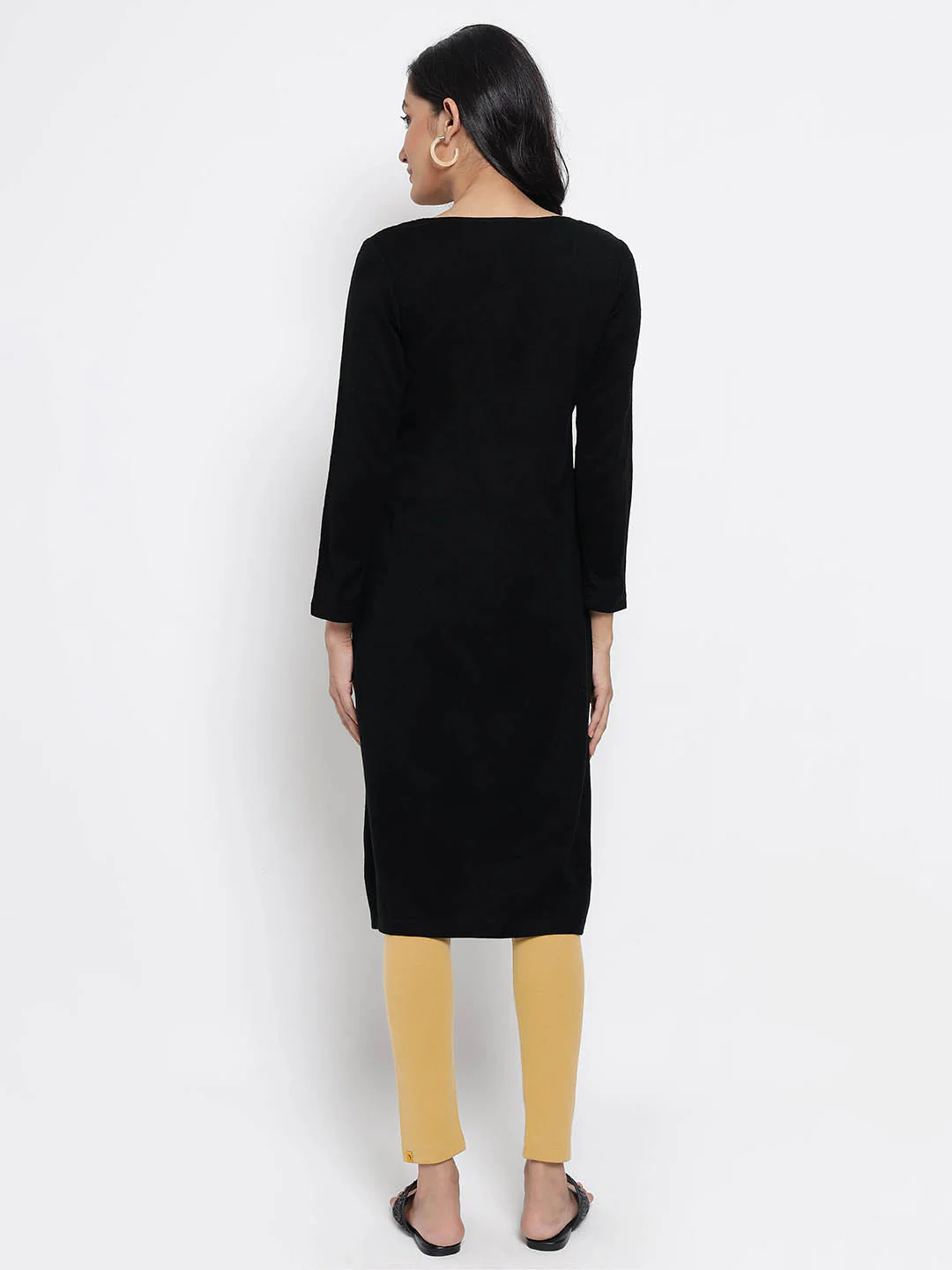 Black Winter kurta - Image 5