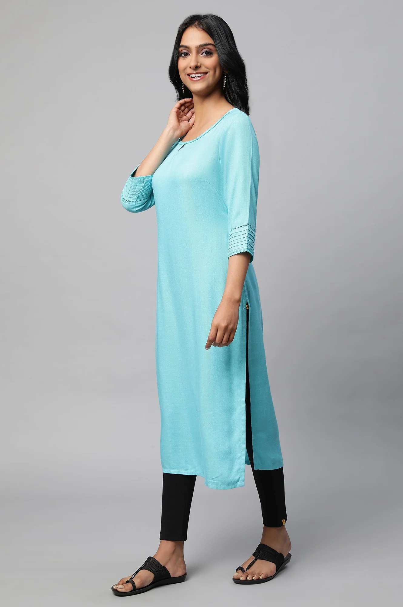 Blue Ethnic kurta - Image 5