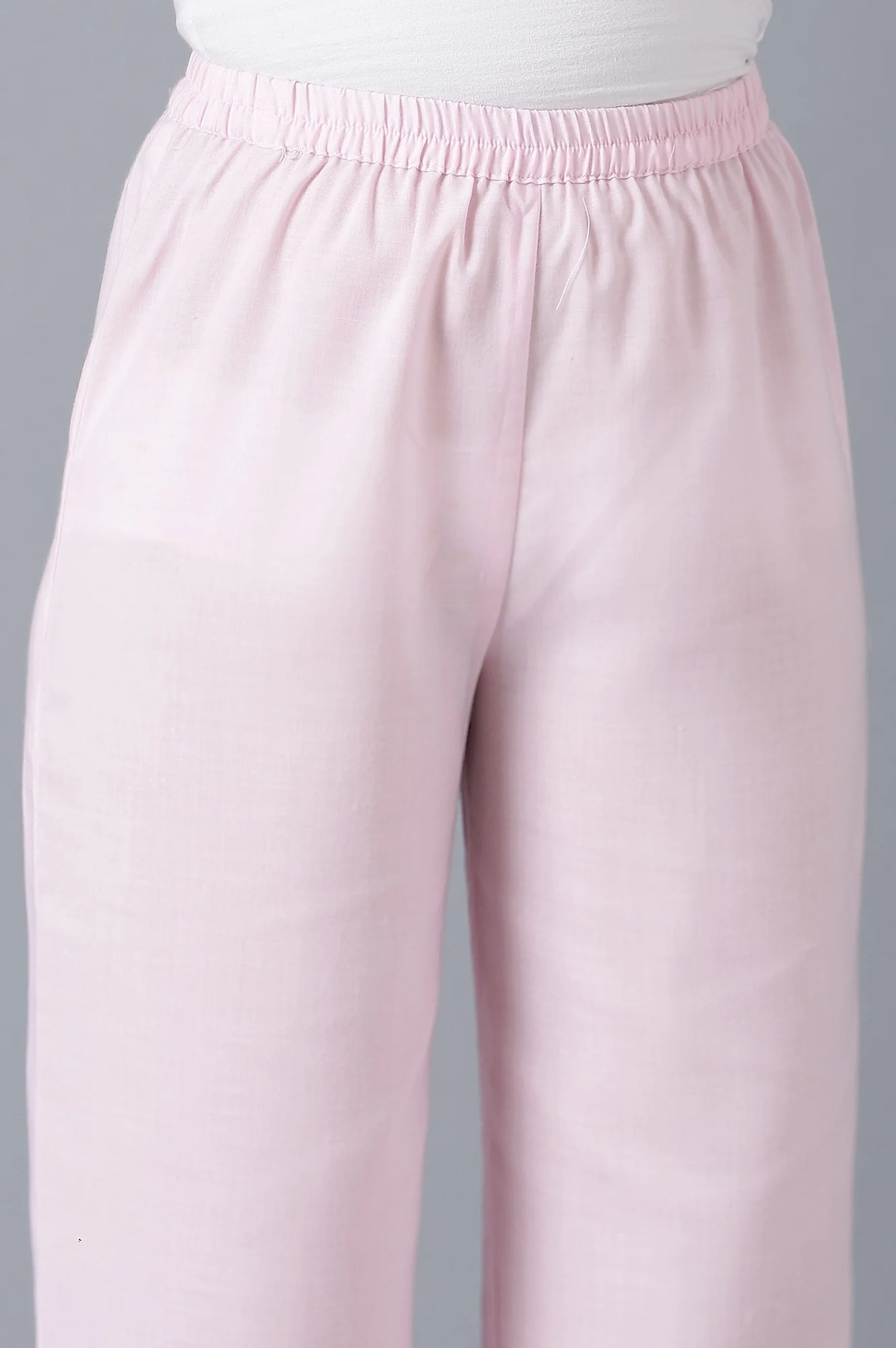 Girls Mauve Schiffli Gillet With Top And Pants - Image 6