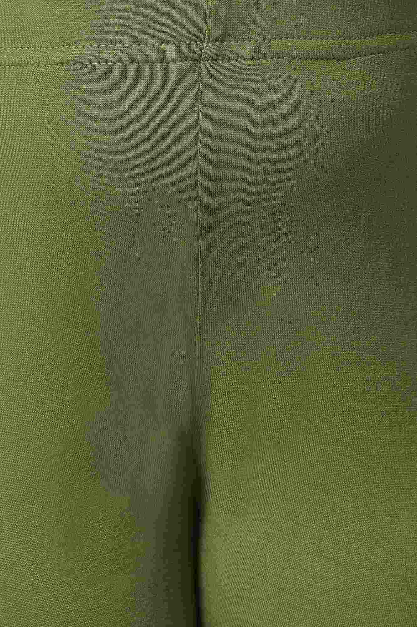 Girls Yellow Sequined kurta With Green Tights And Dupatta - Image 6