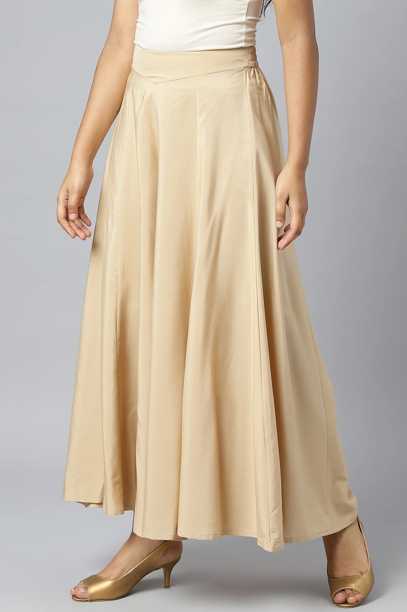 Gold Solid Palazzos - Image 3