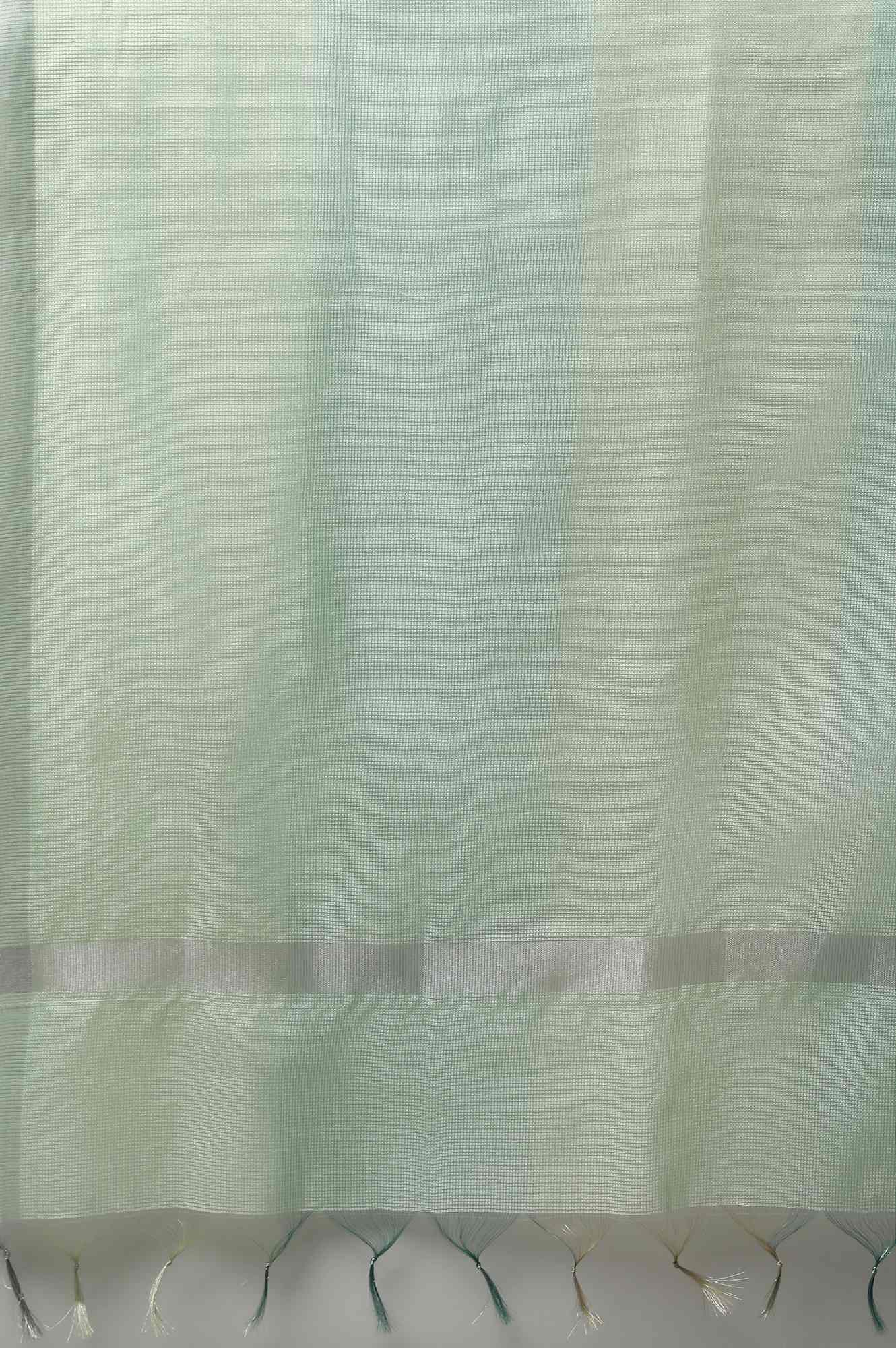 Green Yarn-Dyed Premium Dupatta - Image 3
