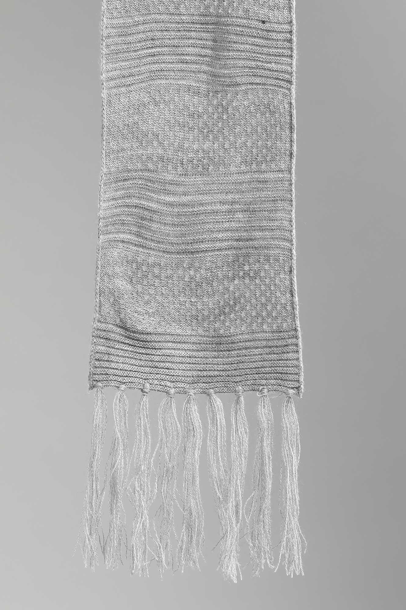 Grey Knitted Muffler - Image 4