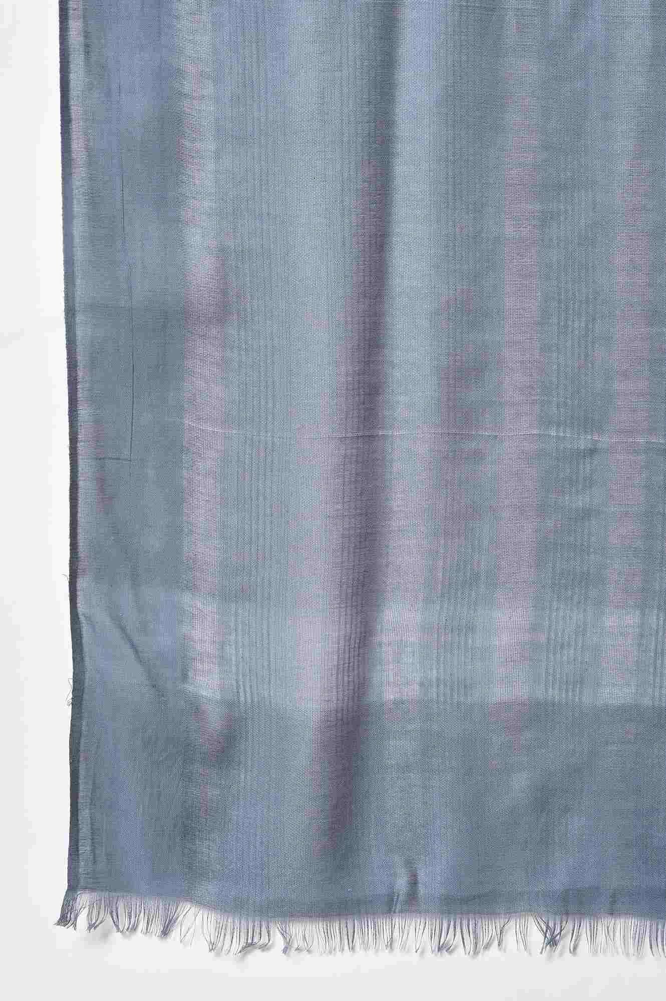 Grey Yarn-Dyed Premium Dupatta - Image 4