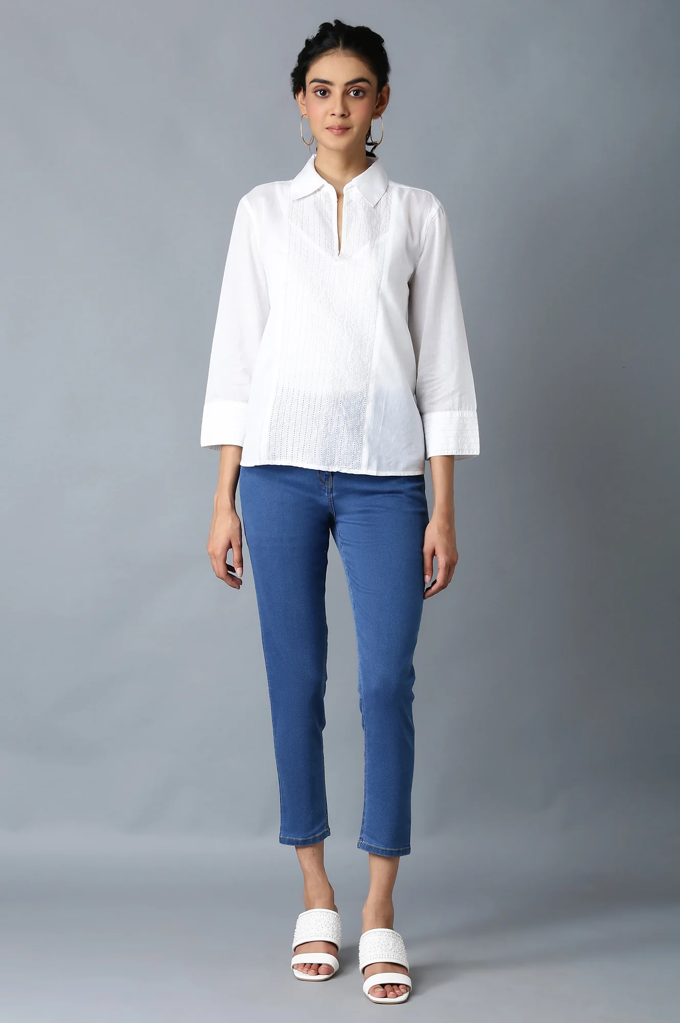 Ice Blue Denim Jeans - Image 5