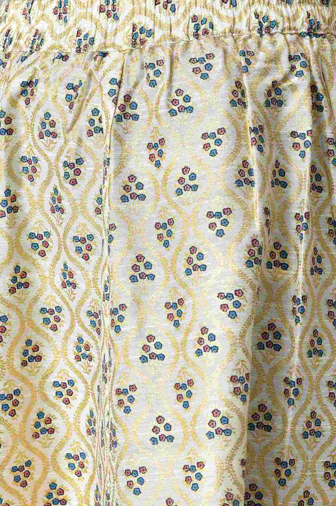 LIVA Girls Mirror Embroidered Top with White Skirt and Dupatta - Image 7