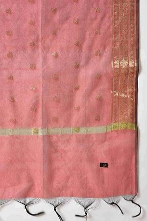 Multi Bead Work Dress And Dupatta Set - Image 5
