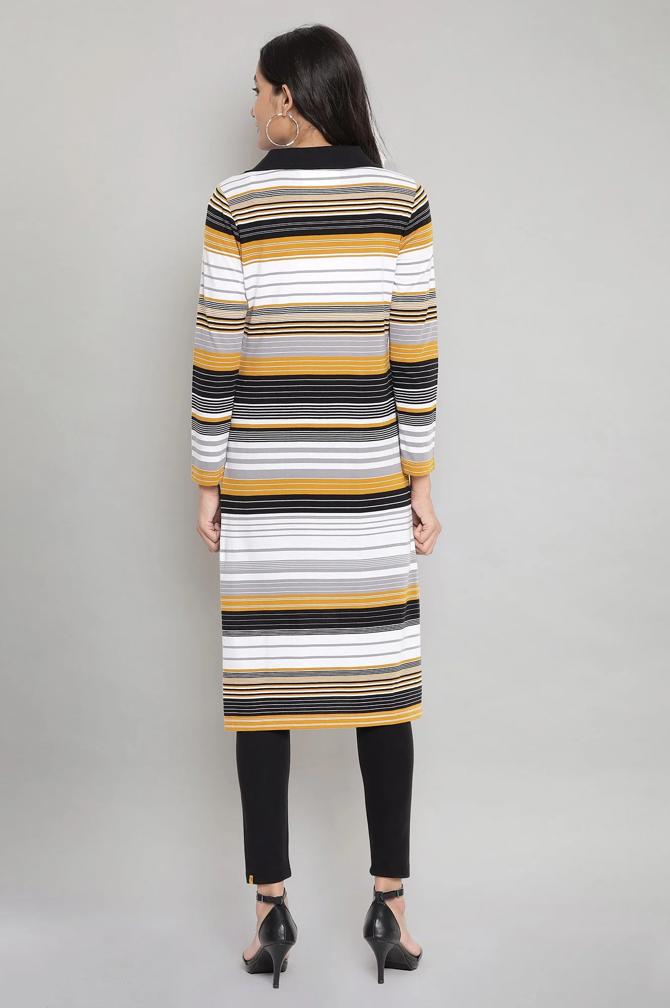 Multi Coloured Stripe Print kurta - Image 2