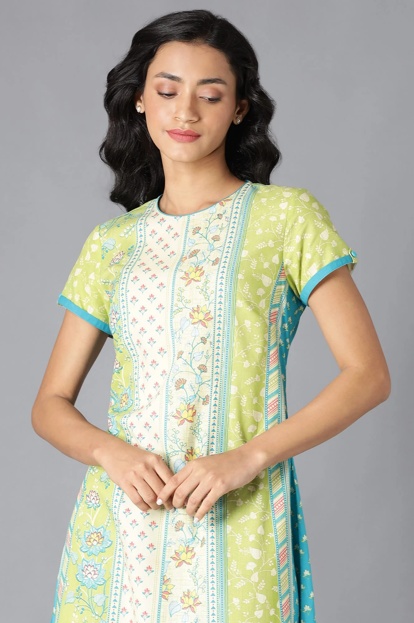 Multi Cotton Printed kurta - Image 5