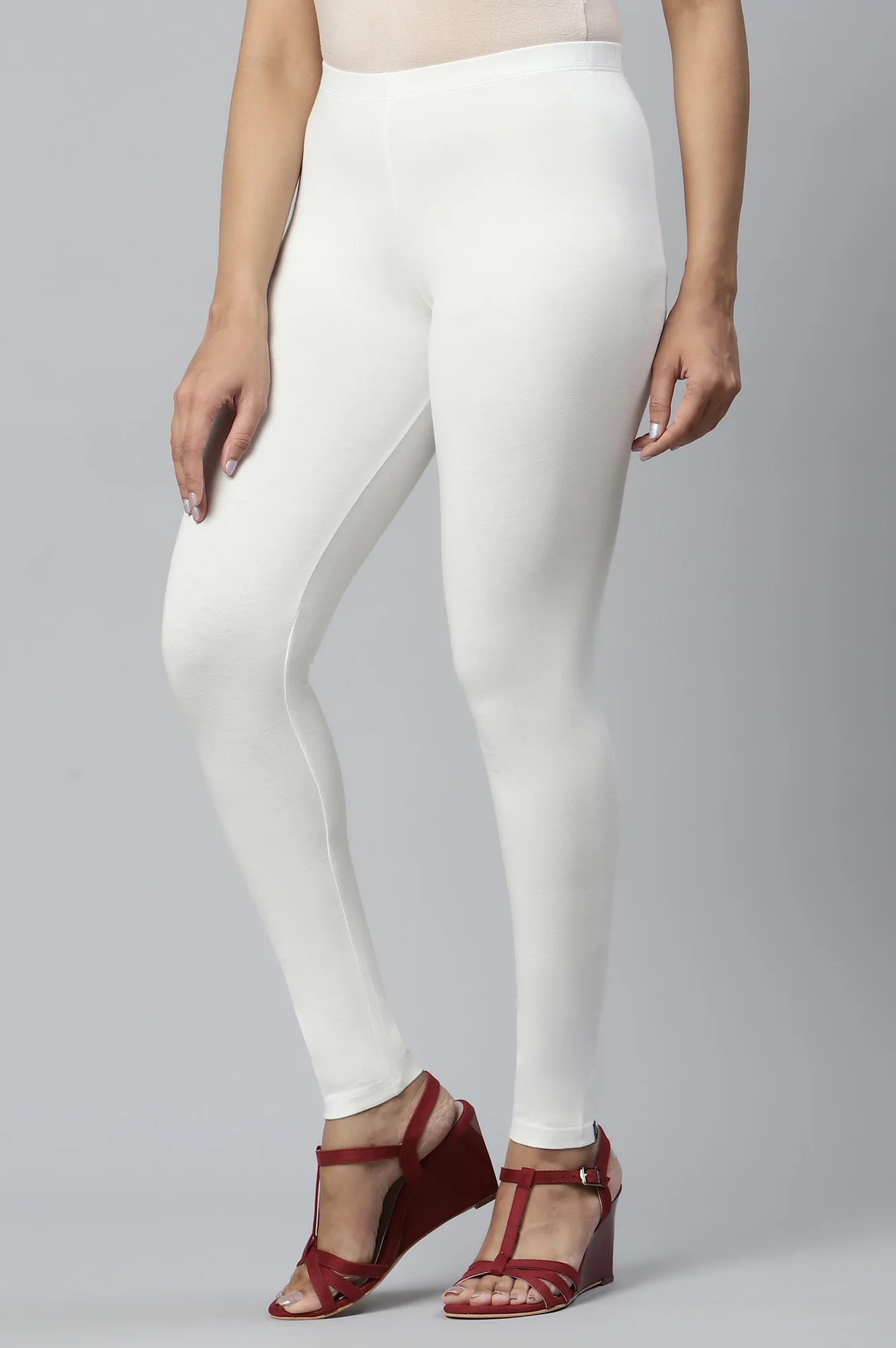 Natural Solid Tights - Image 3