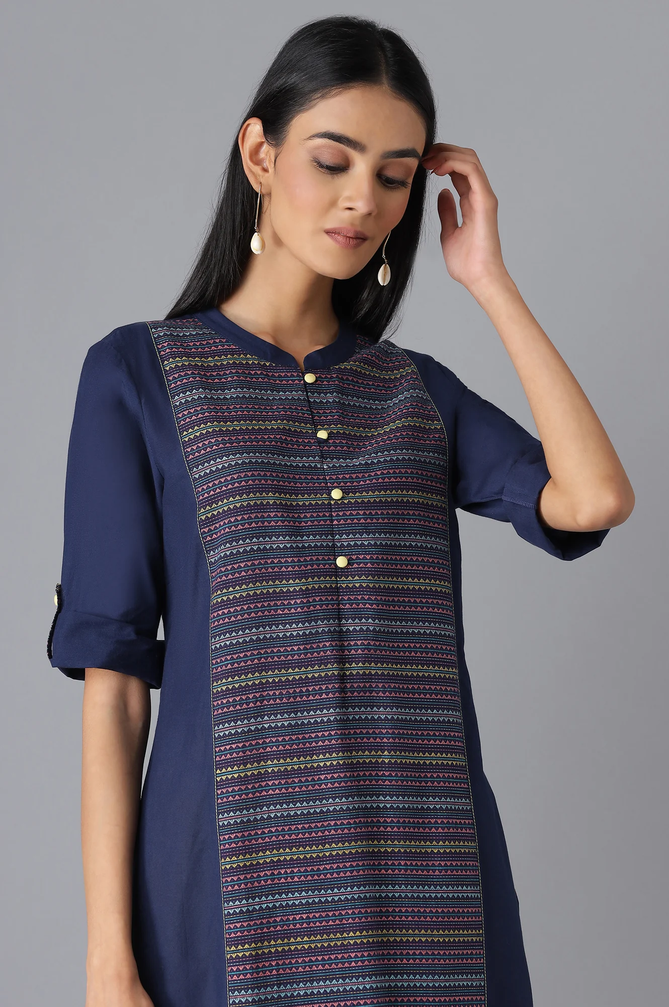 Navy Casual kurta - Image 6