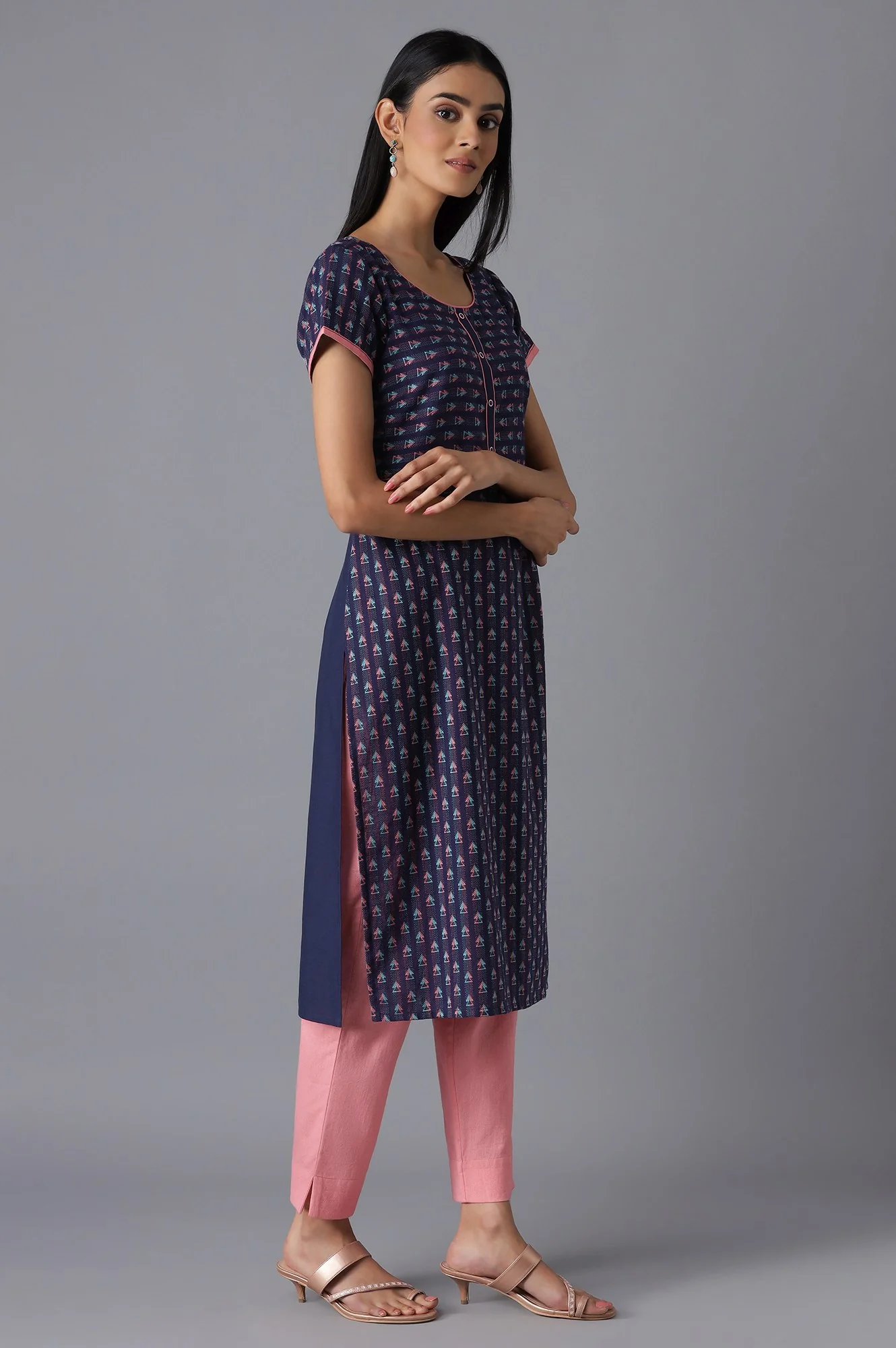 Navy Casual kurta - Image 4