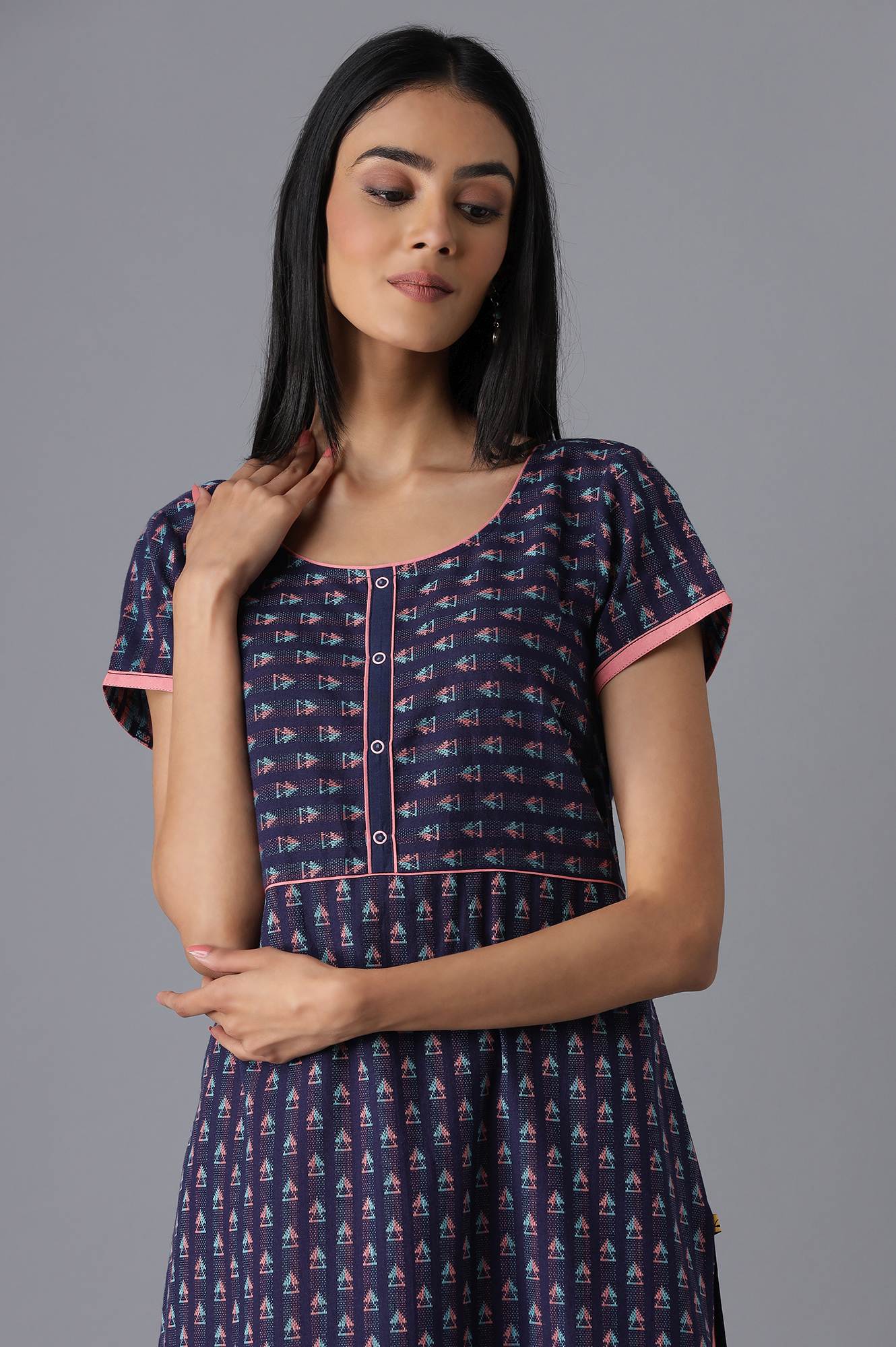 Navy Casual kurta - Image 6