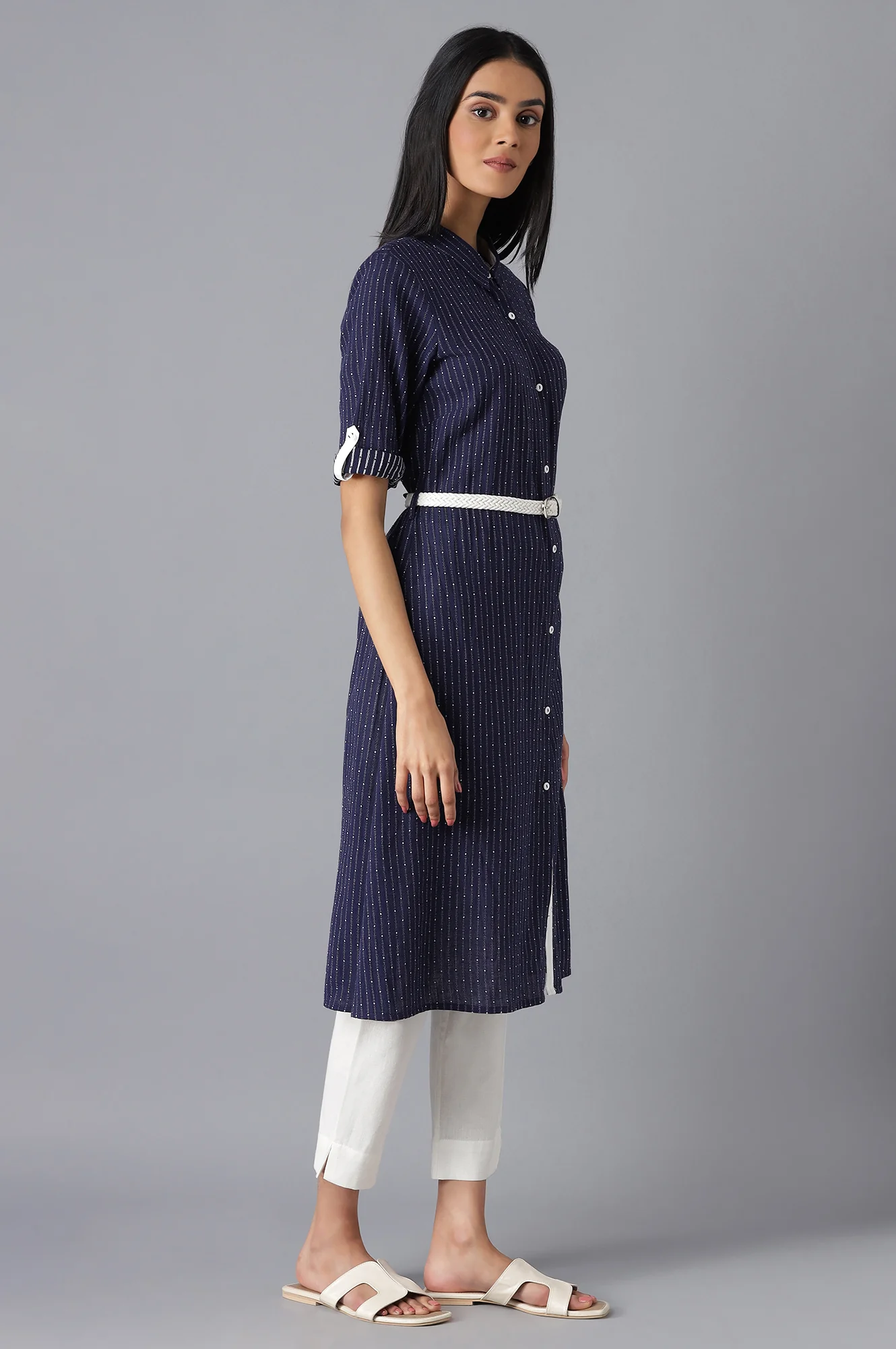 Navy Casual kurta - Image 4