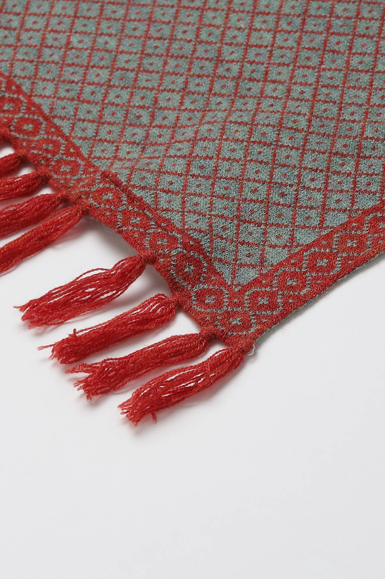 Orange Yarn-Dyed Women Muffler - Image 5