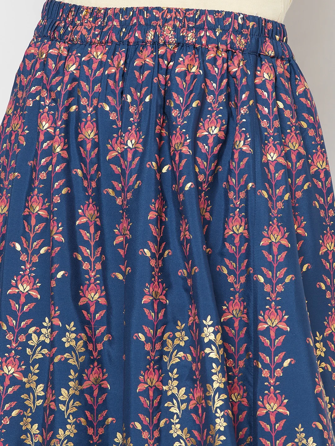 Pink Festive kurta & Skirt Set - Image 6