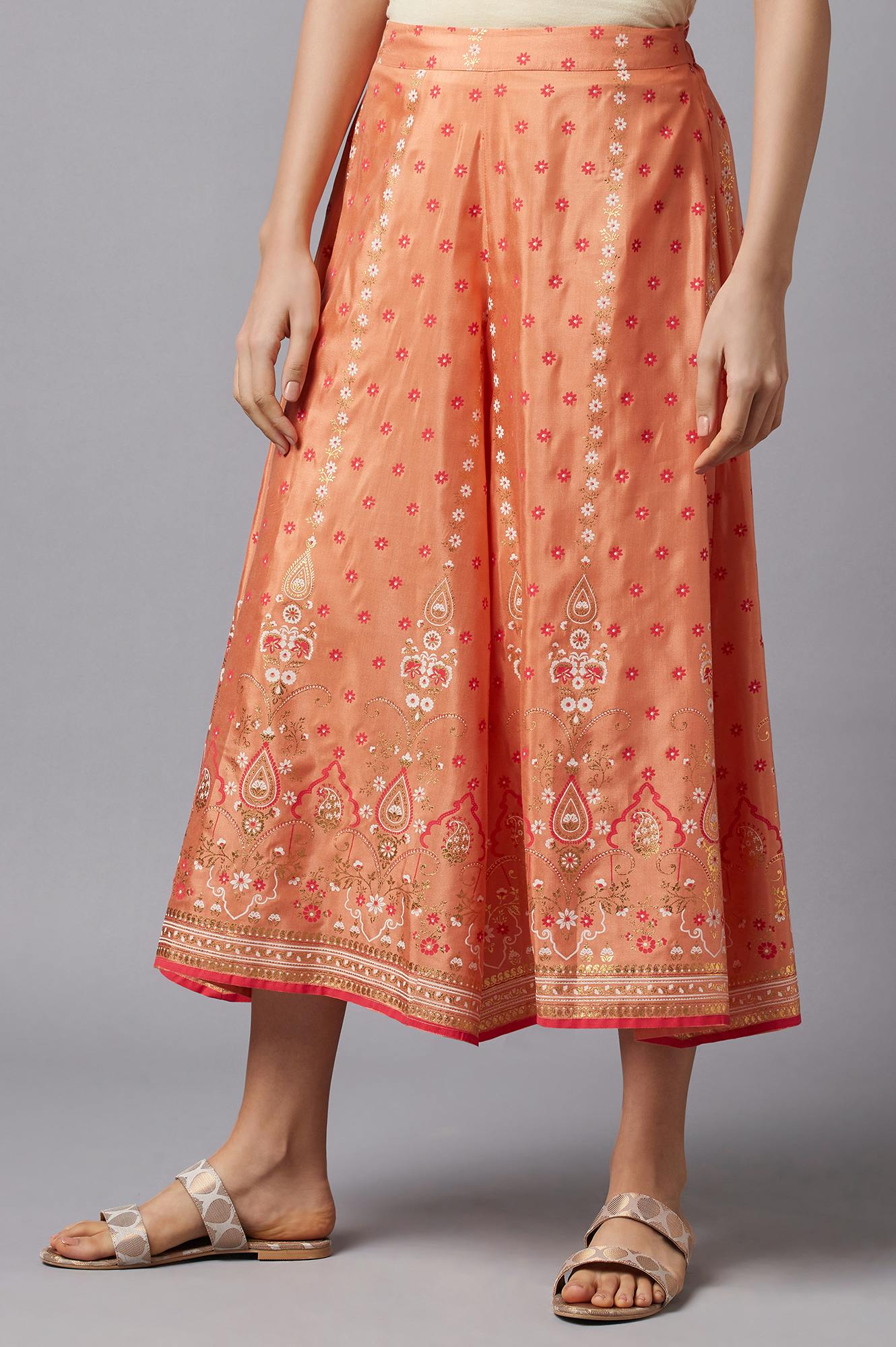 Pink Solid Culottes - Image 3