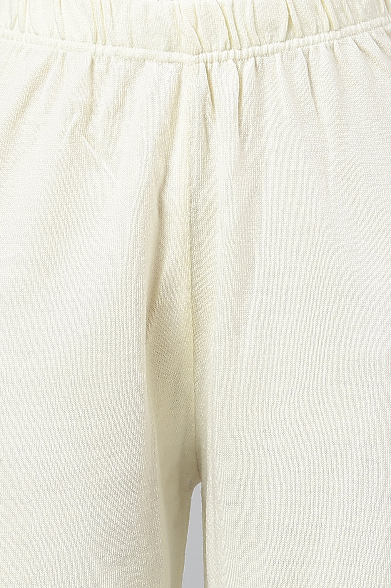 White Ankle Length Straight Winter Palazzo - Image 9
