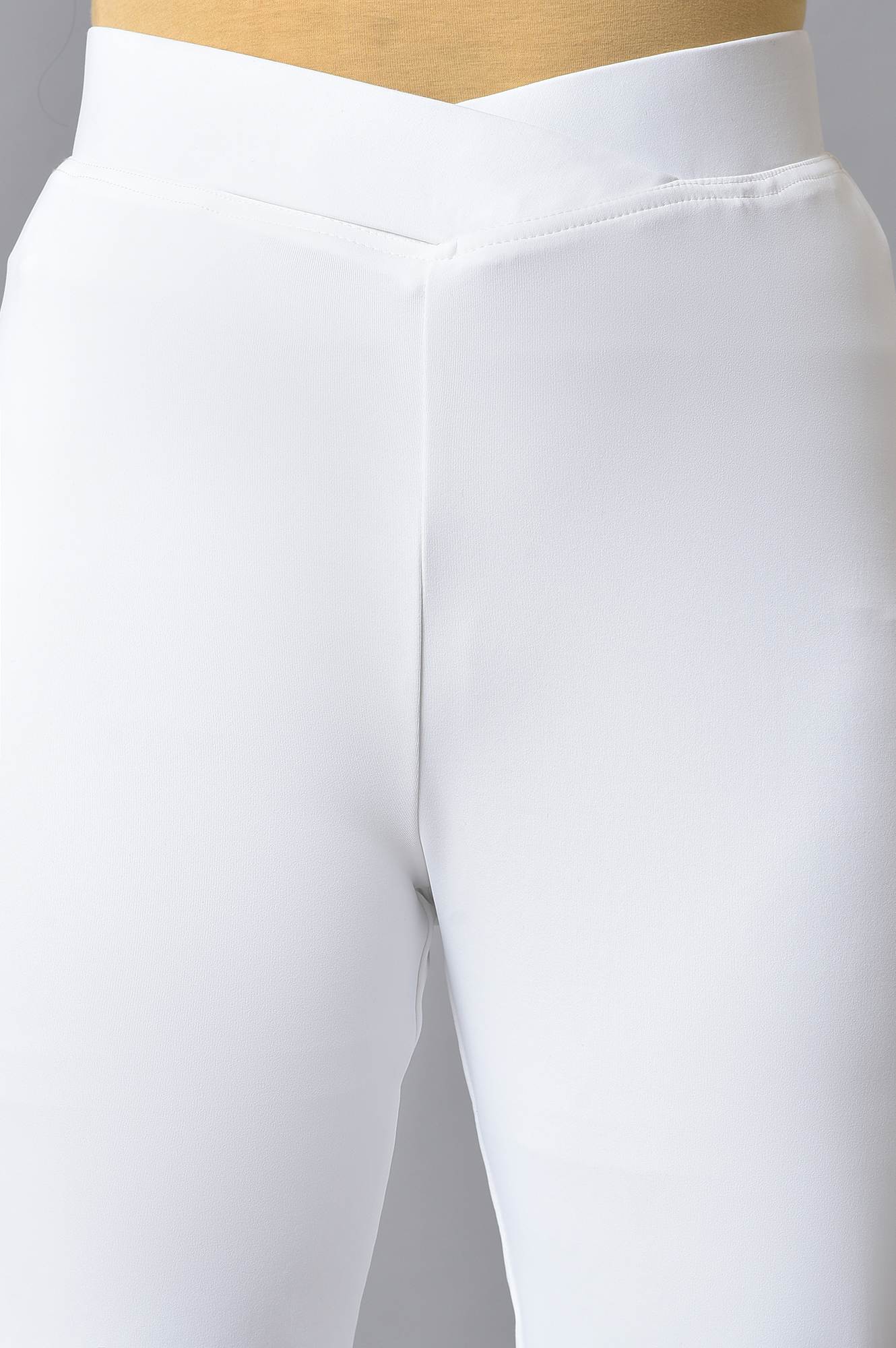 White Poly Lycra Tights - Image 6