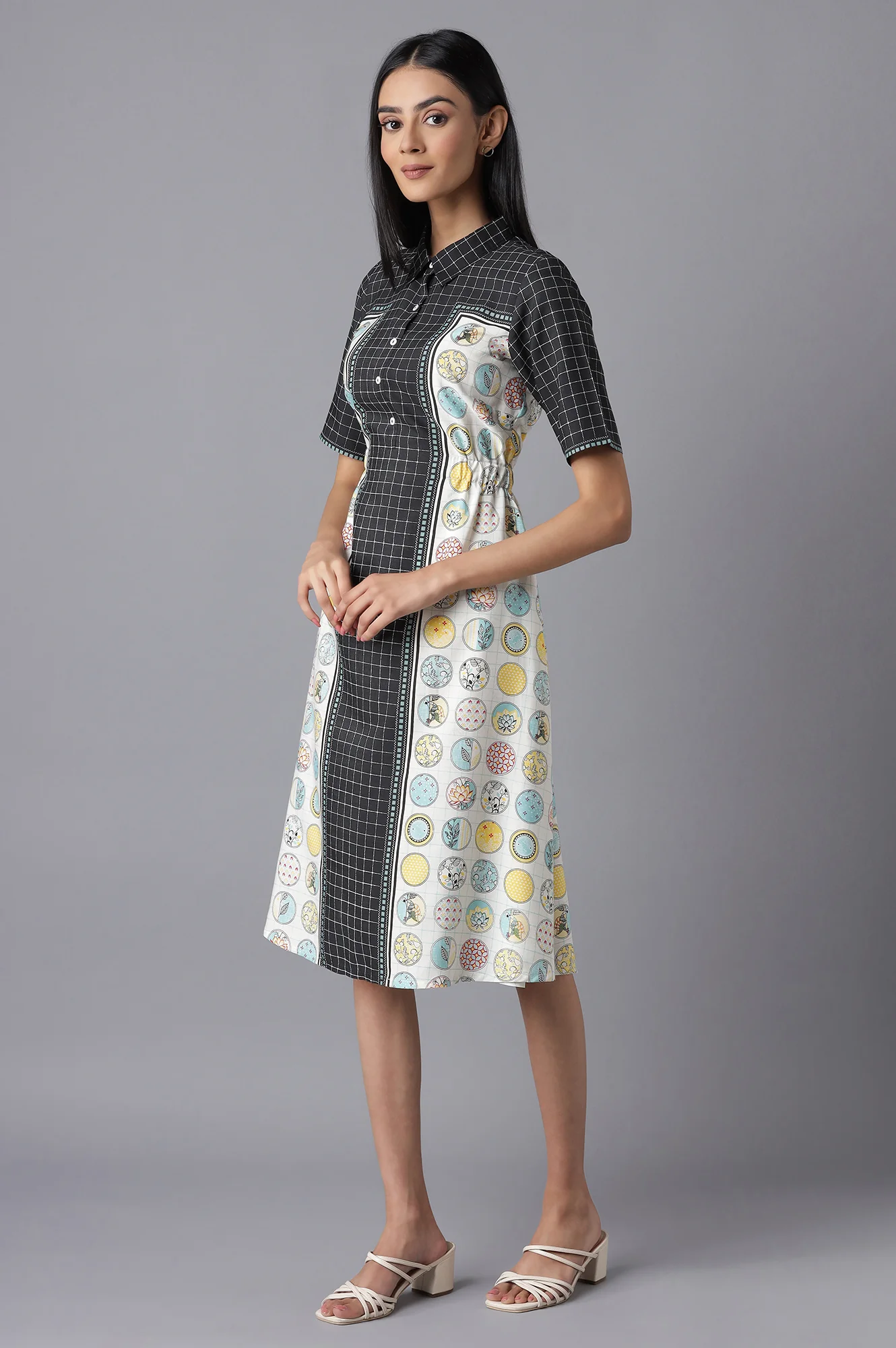 White Printed kurta - Image 3