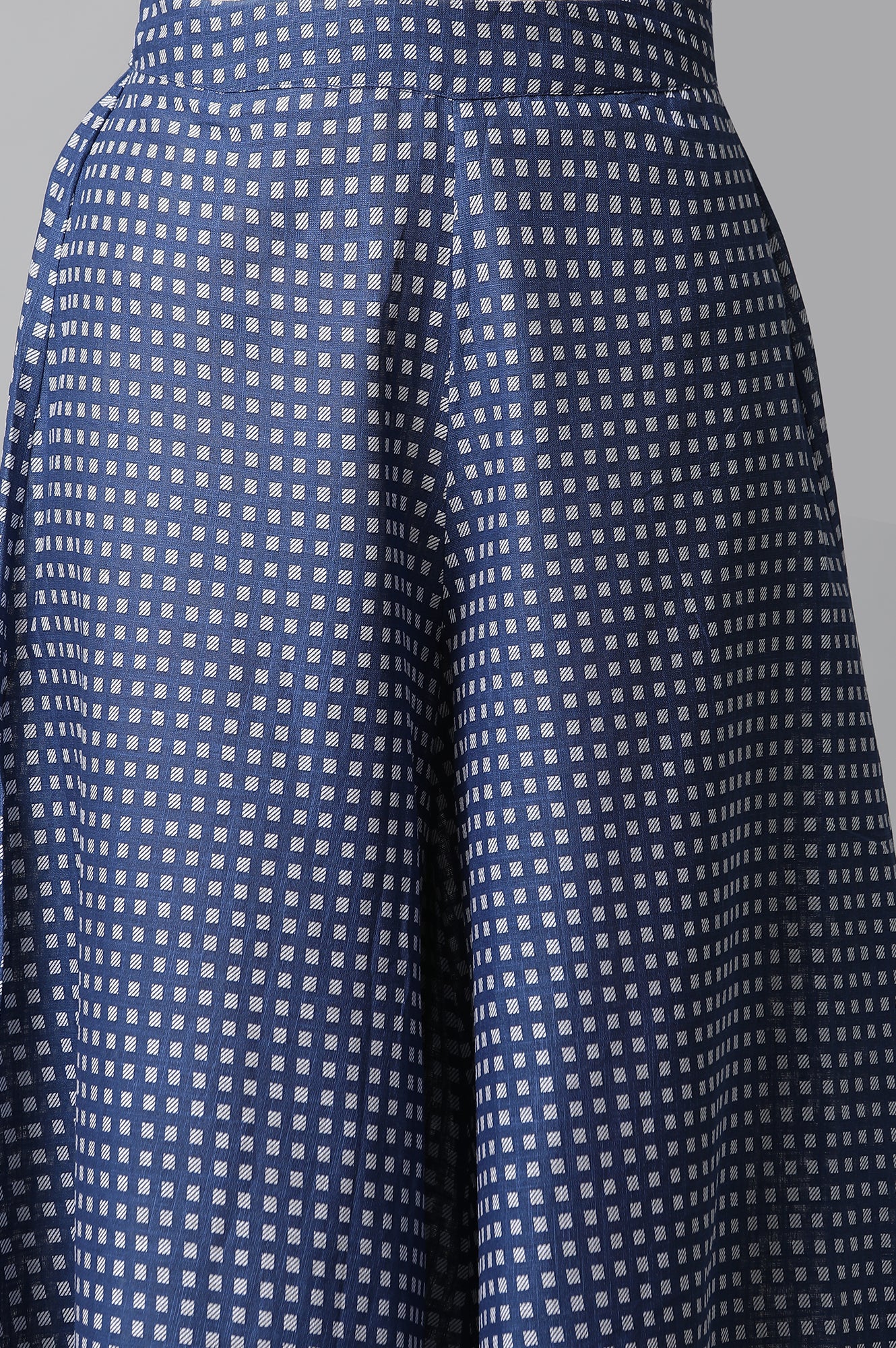 White Printed Kurta, Culottes & Dupatta Set - Image 8