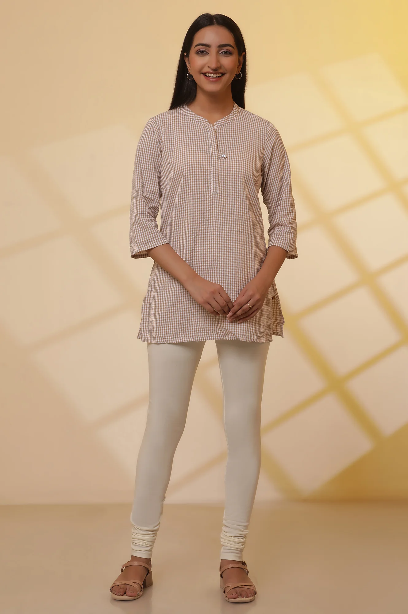White Solid Churidar - Image 5