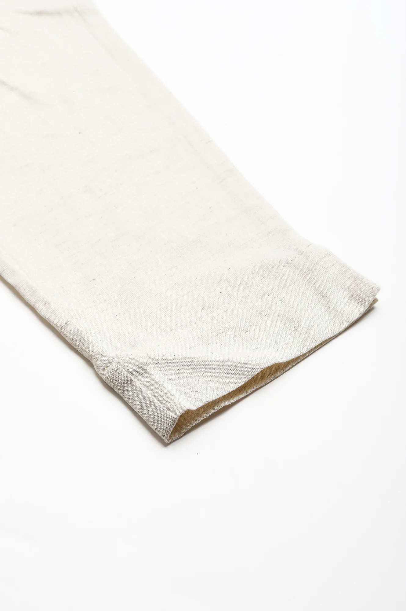 White Solid Trousers - Image 7