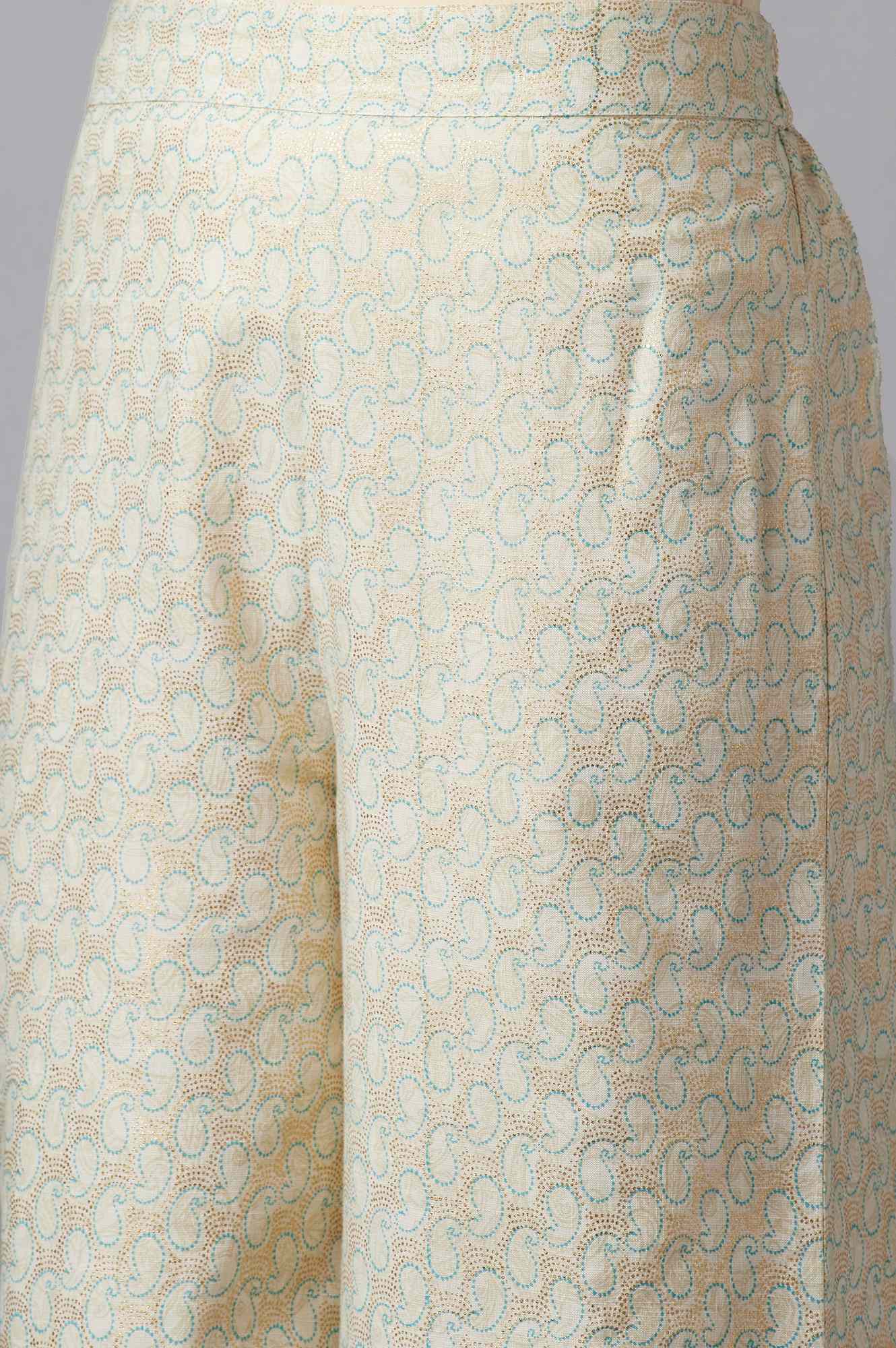 White Straight Palazzo - Image 6