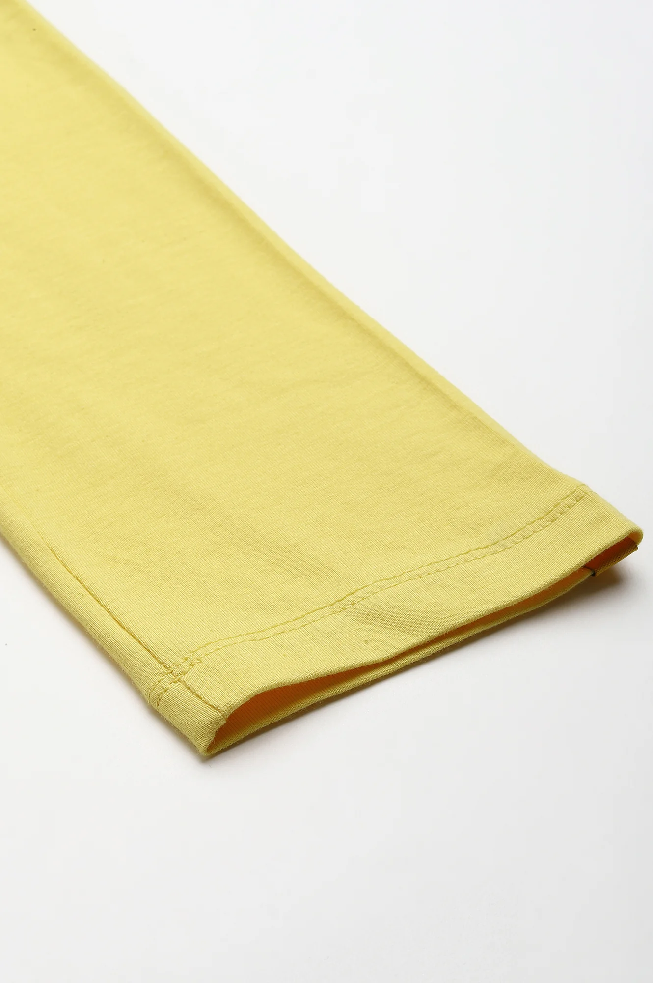 Yellow Cotton Lycra Tights - Image 8
