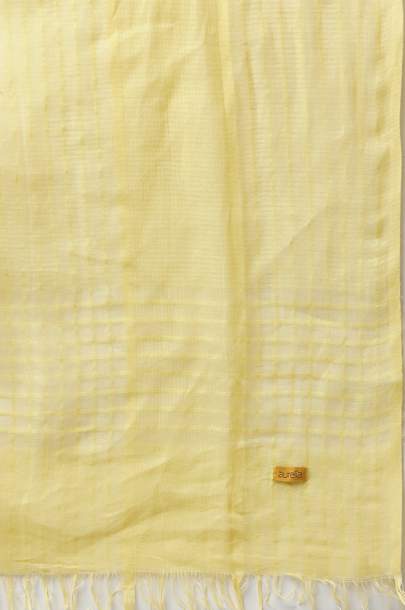 Yellow Cotton South Dupatta - Image 5